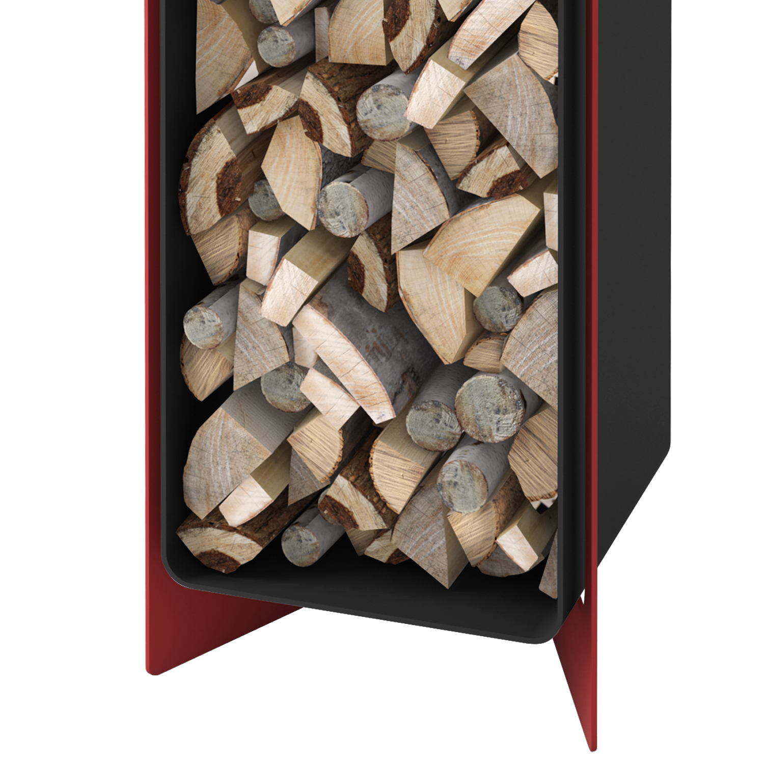 HS Flamingo Deluxe 4 Étagère en bois Rouge