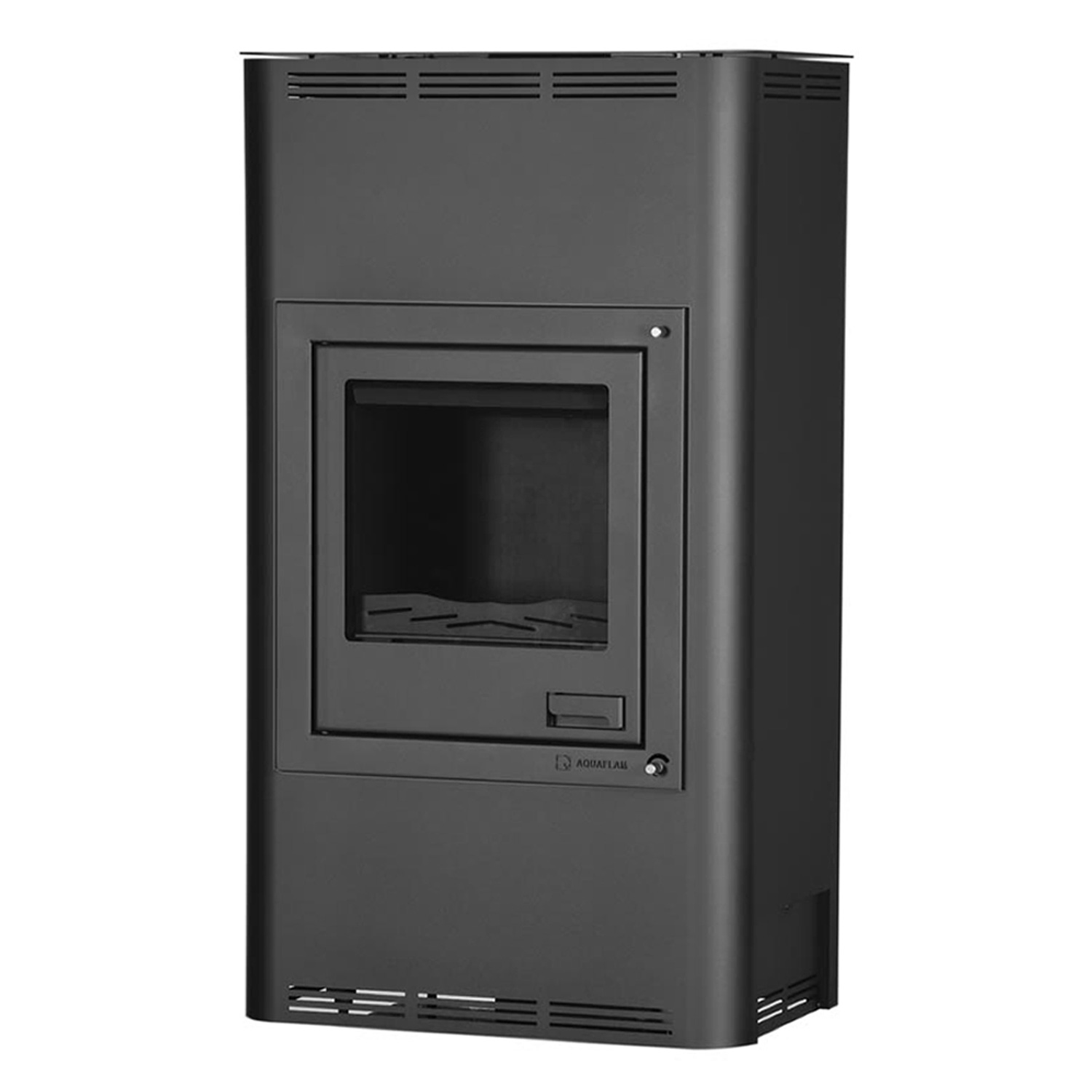 Aquaflam 17 Basic Black Poêle à bois hydraulique Ensemble complet + Réservoir tampon TPSM 825