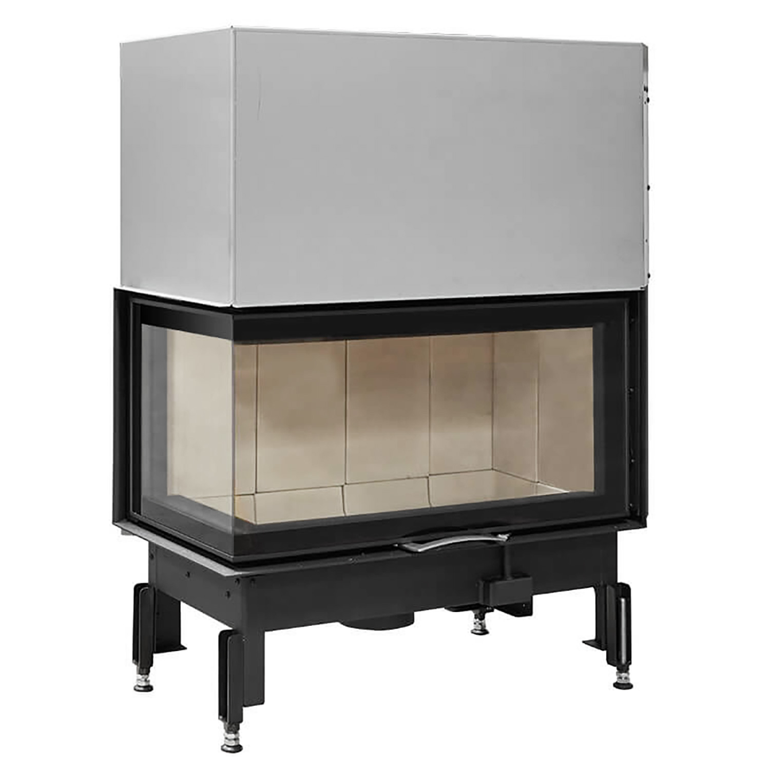 Austroflamm 89x49x45 S 2.0 Insert de cheminée angle gauche