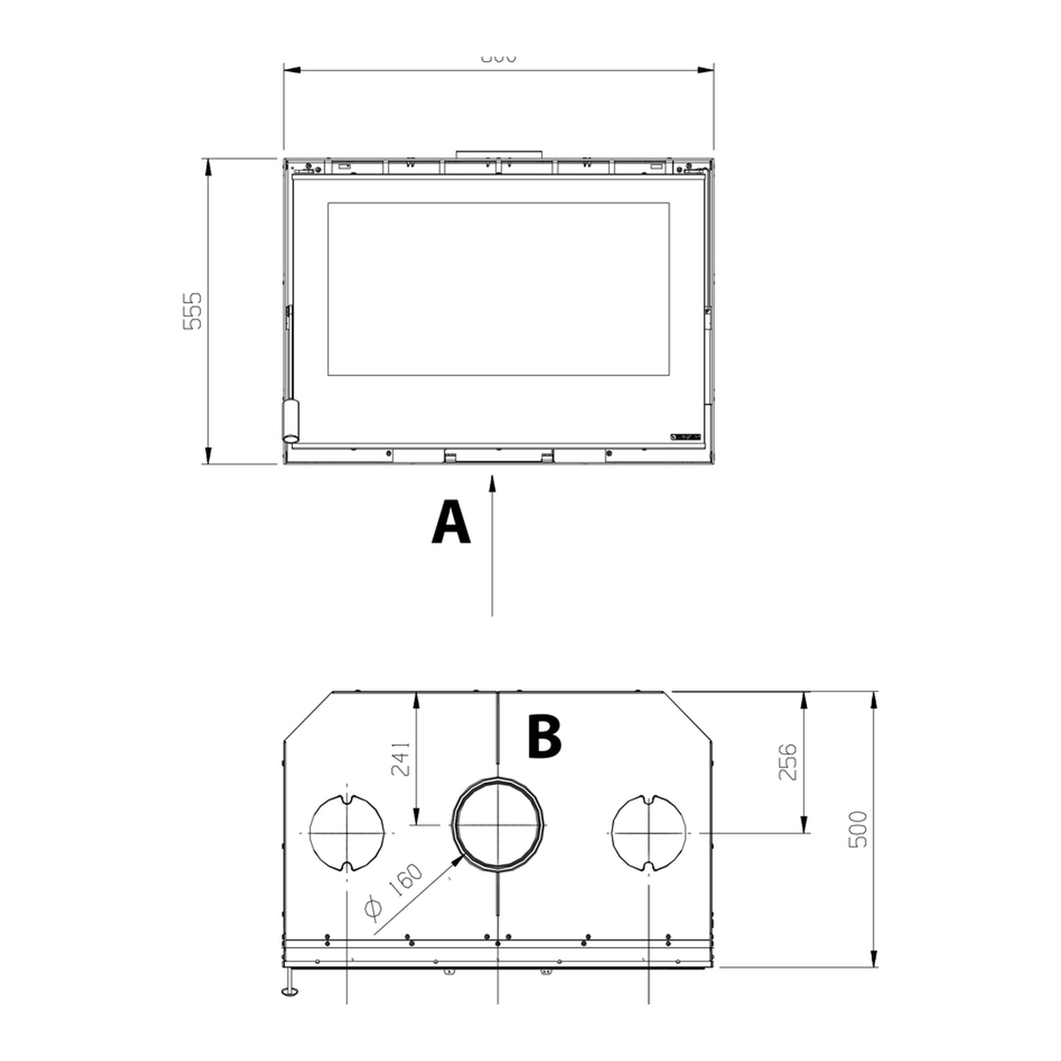 La Nordica INSERTO 80 CRYSTAL EVO.16 insert de cheminée à bois