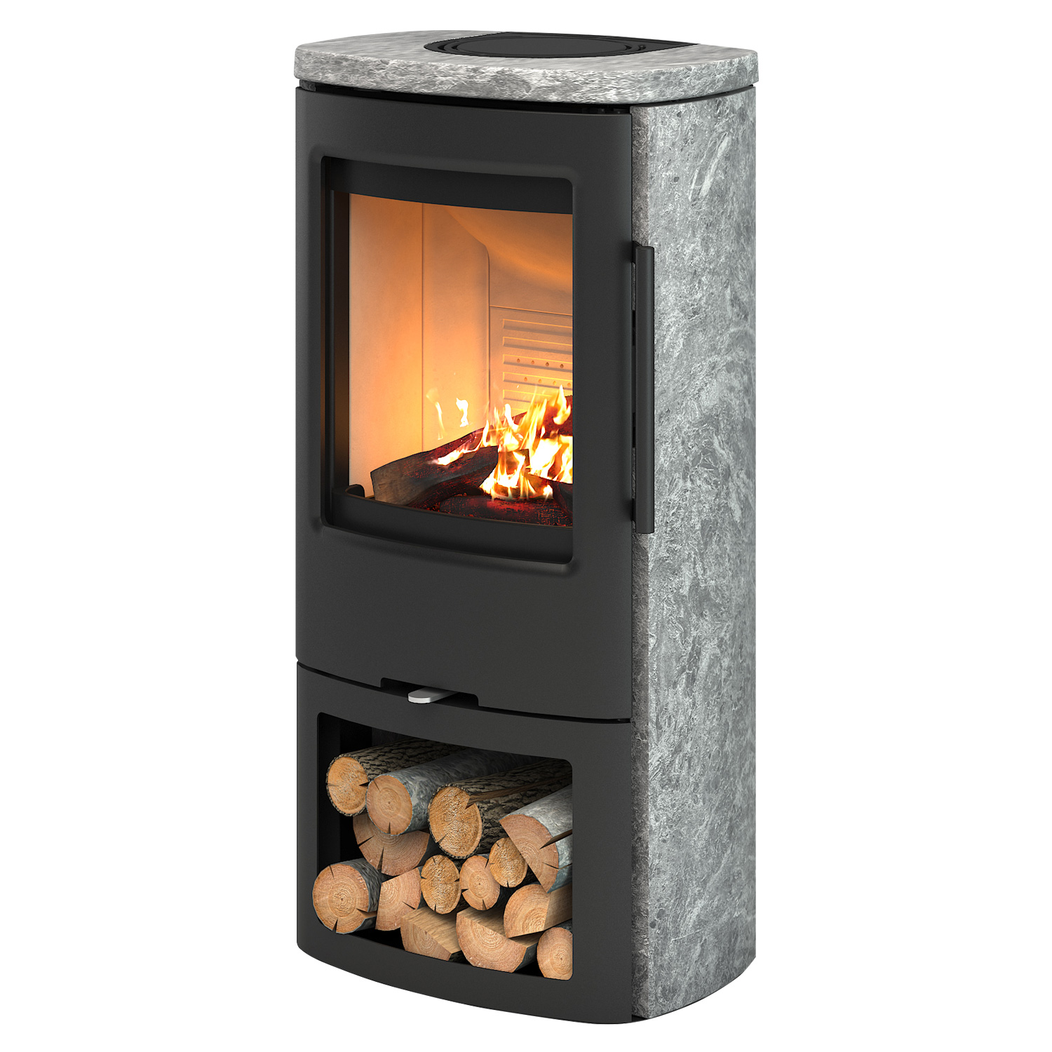 TermaTech TT44S Poêle à bois en stéatite