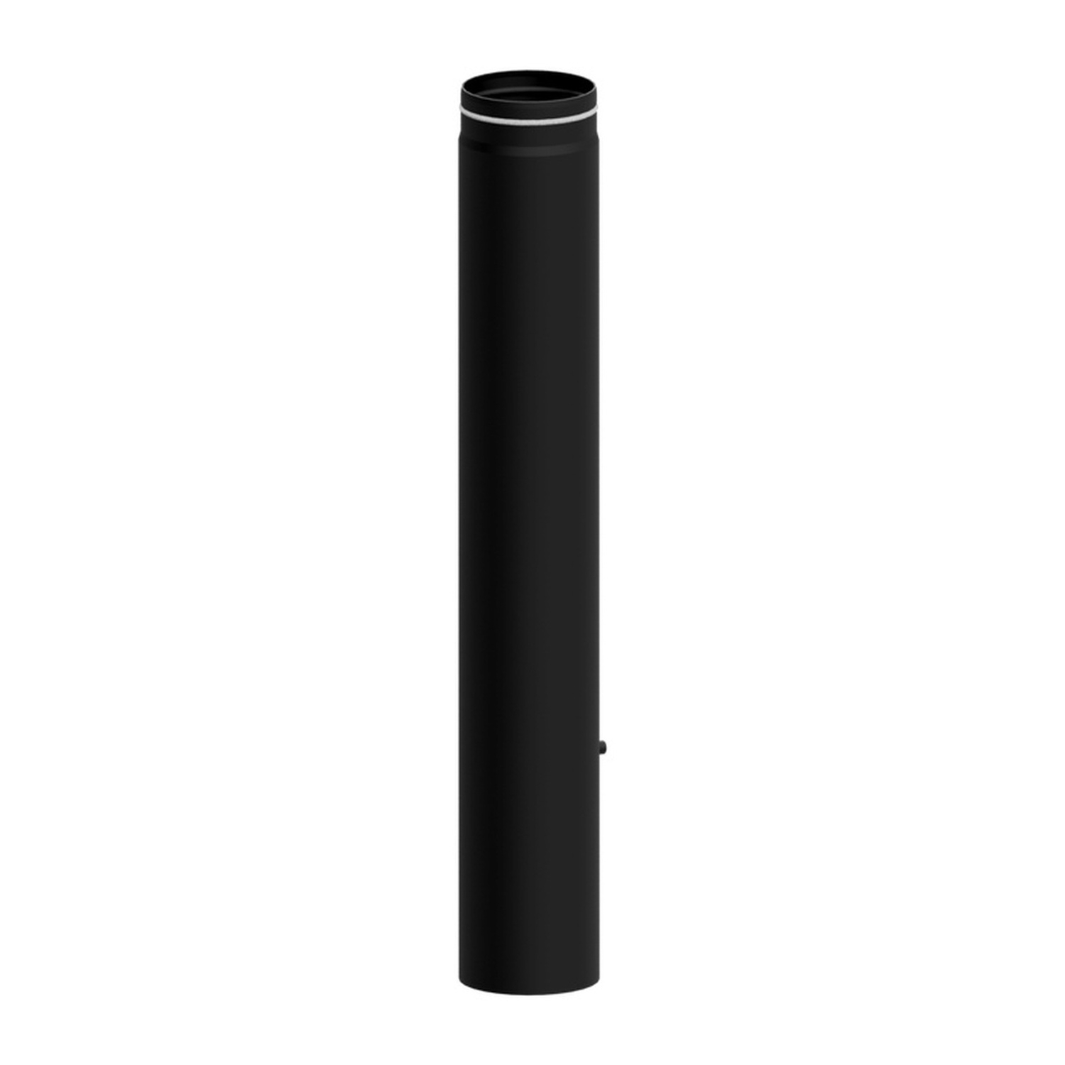 Raik tuyau LS diamètre 150x1000x2,00mm rétreint avec porte intégrée noir