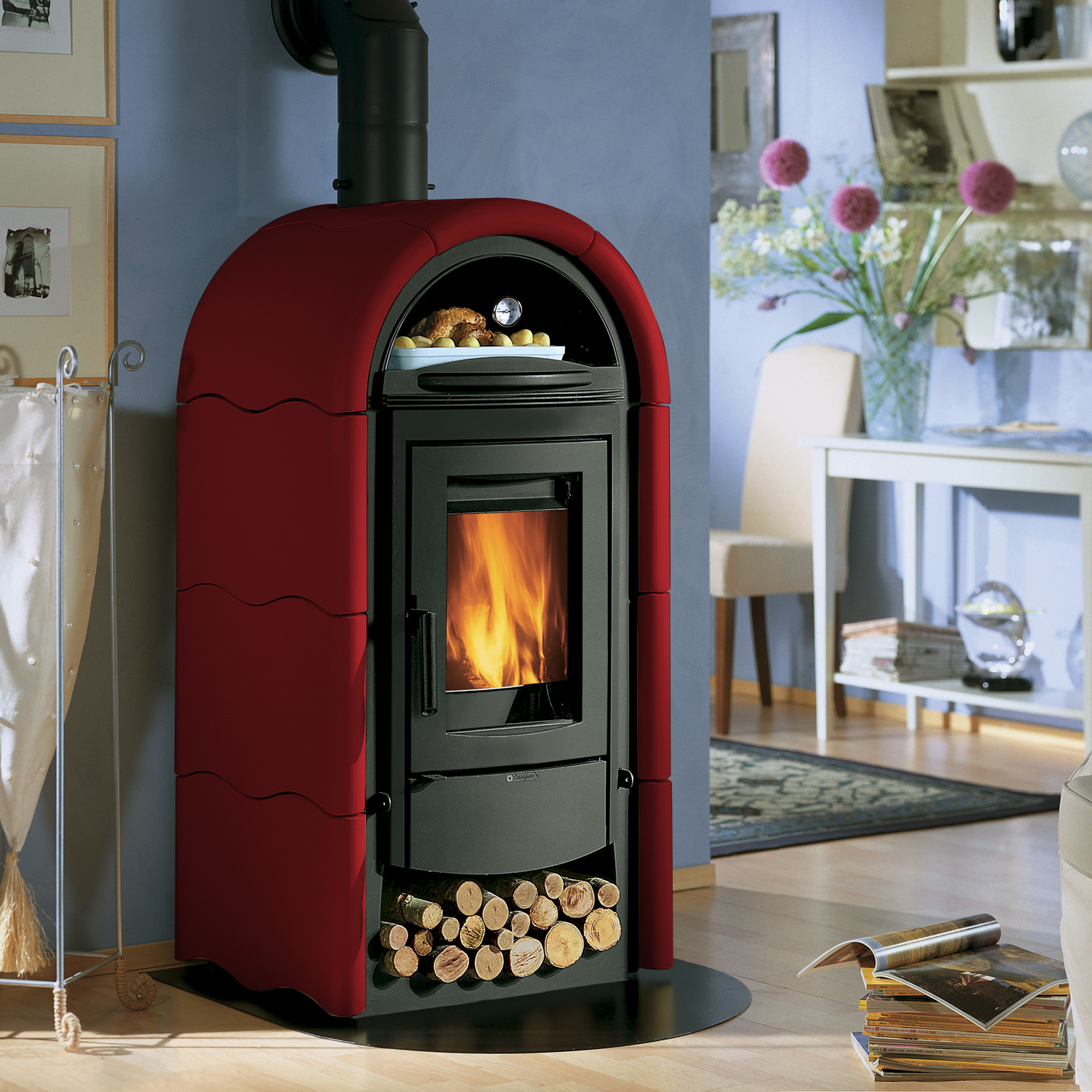 La Nordica Stefany Forno Poêle à bois Bordeaux