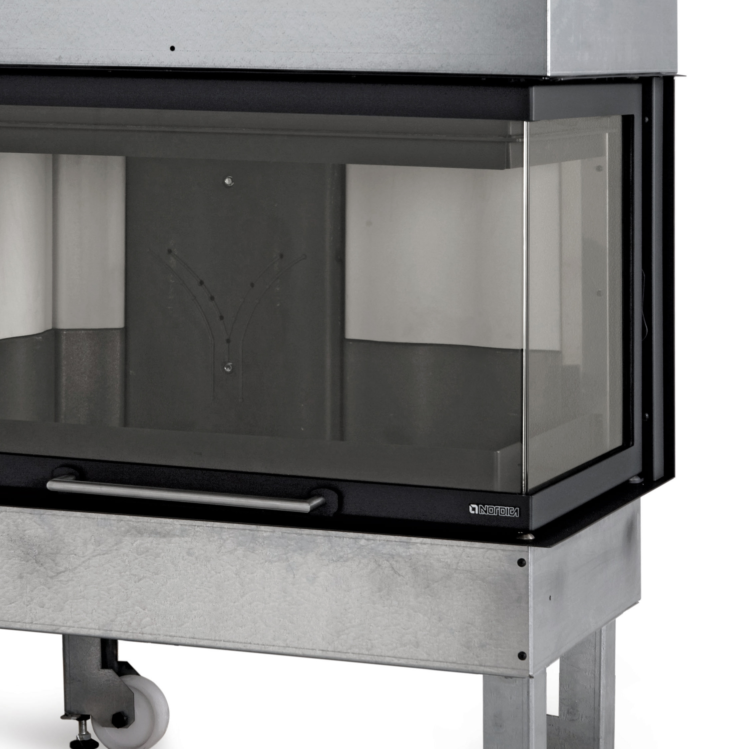 Insert de cheminée La Nordica Monoblocco 800 Angolo (Droit) DX