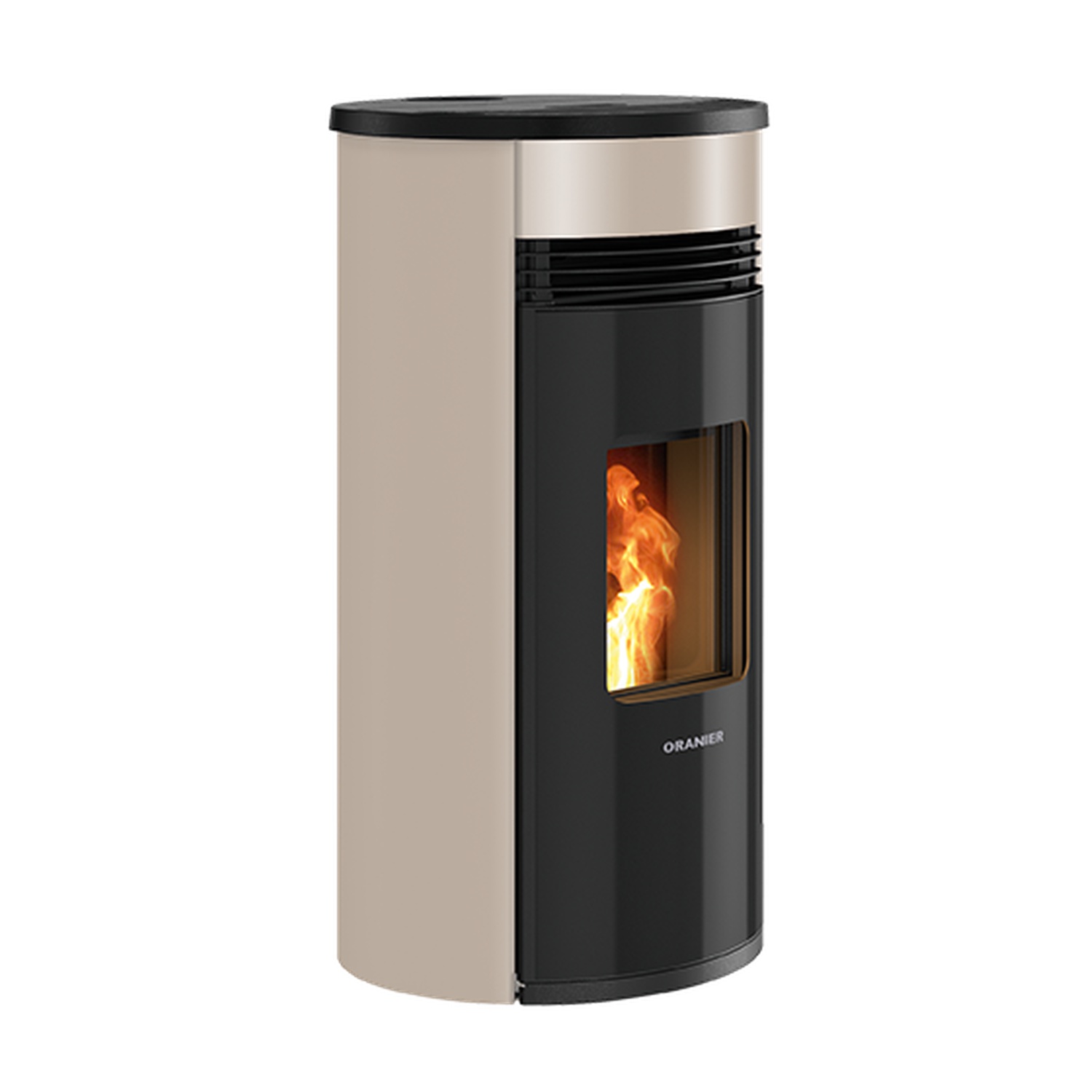 Oranier Sando 60 poêle à granulés taupe