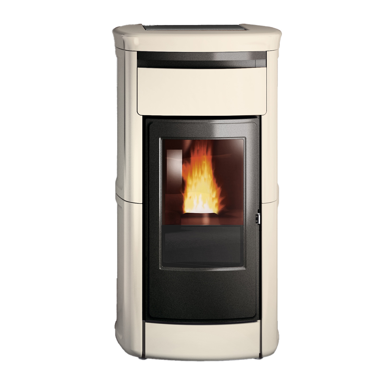 Edilkamin Kira2 H 22 Up poêle à granulés bouilleur céramique parchemin