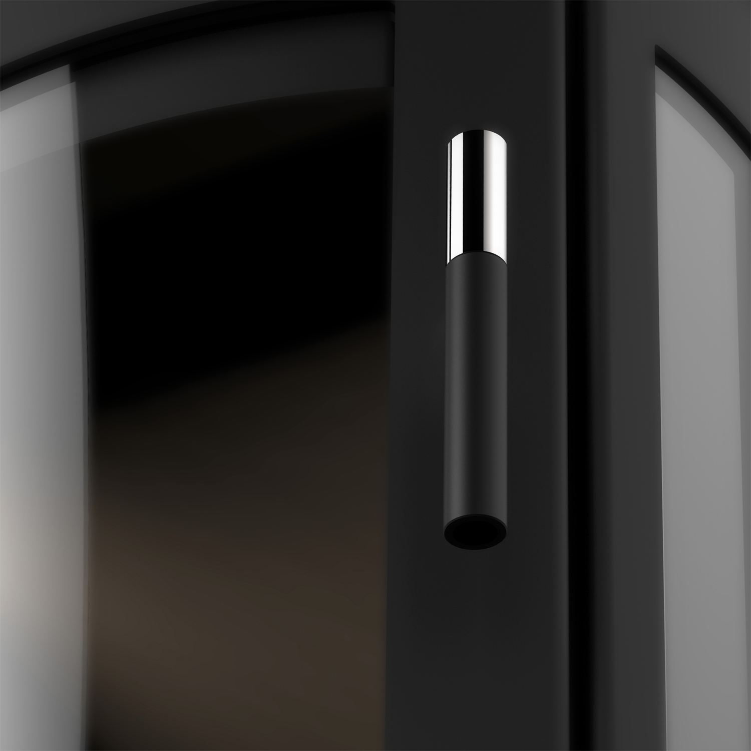 Poêle à bois Lotus Prio 6 Noir/ Indian Night, évacuation des fumées à l'arrière Poêle à bois Lotus Prio 6 Noir/ Indian Night, évacuation des fumées à l'arrière