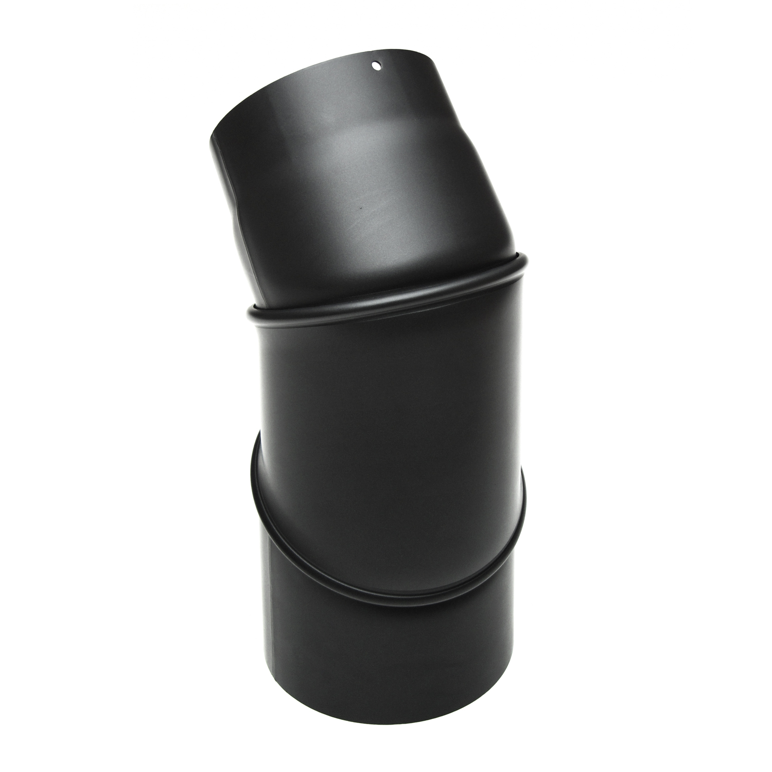 Raik Basic coude de tuyau de fumée 200mm noir 0–90° sans porte pour tuyau de fumée / conduit de fumée