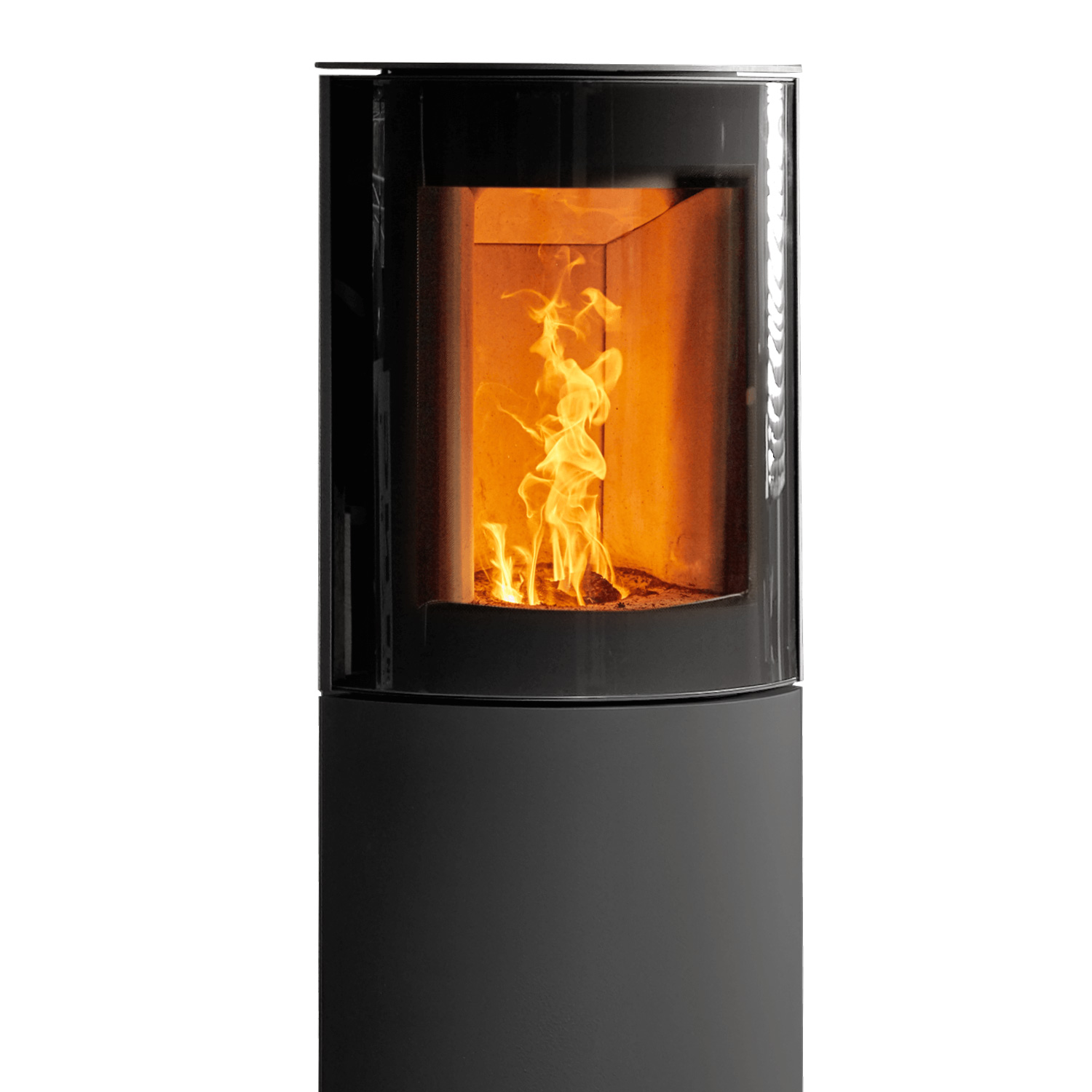 Austroflamm Mr. Wu Poêle à briquettes Acier Noir