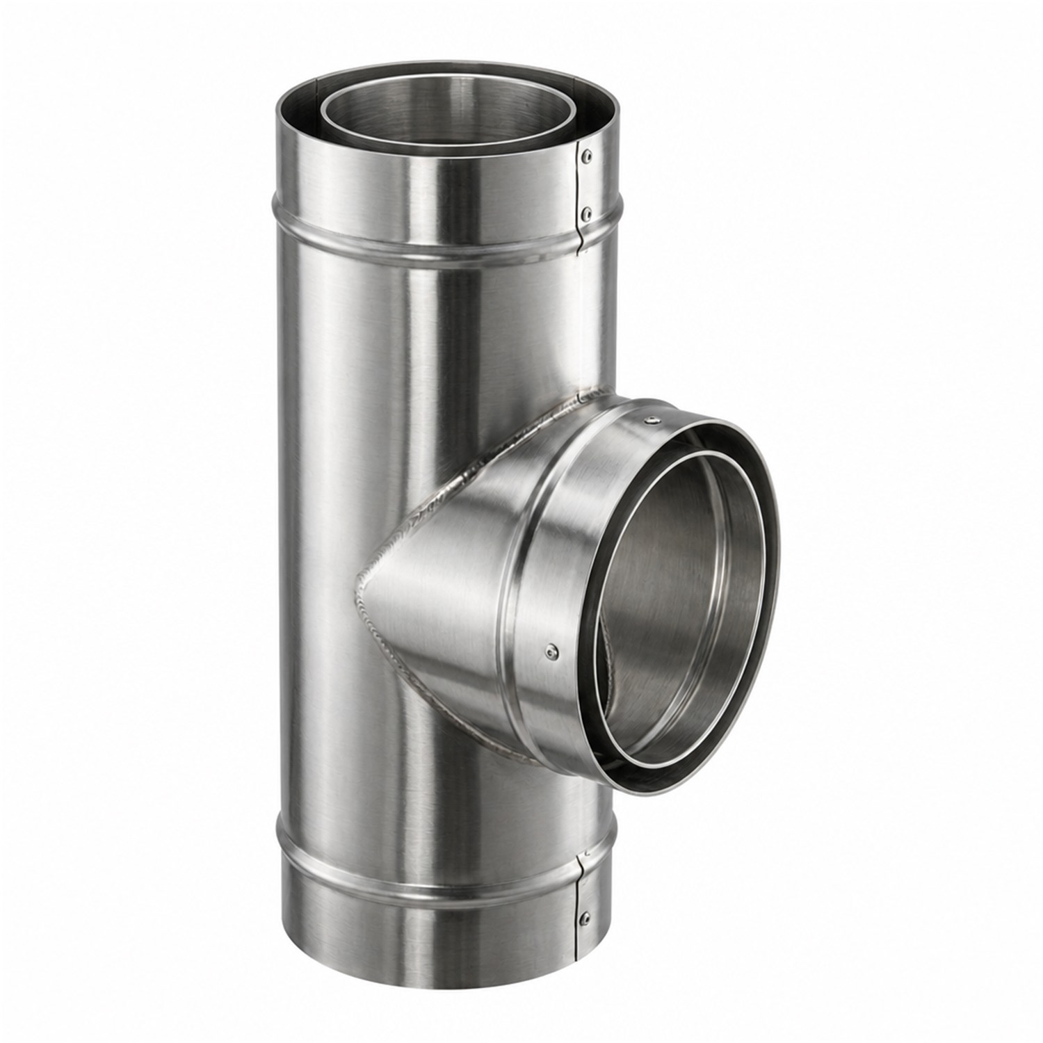 Schiedel Coude 90° avec pied support pour ICS Ø 130 mm