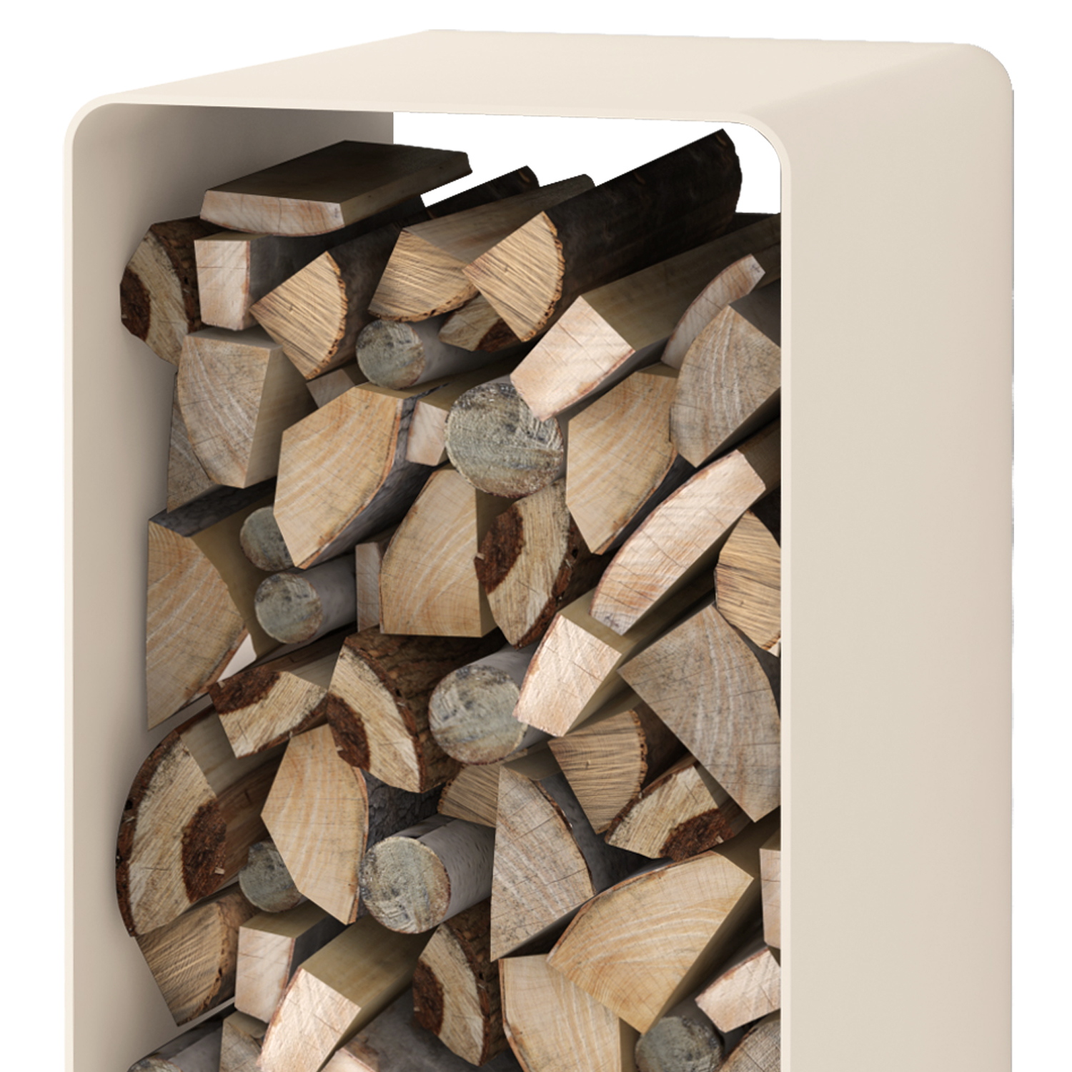 HS Flamingo Deluxe 1 Étagère en Bois Crème