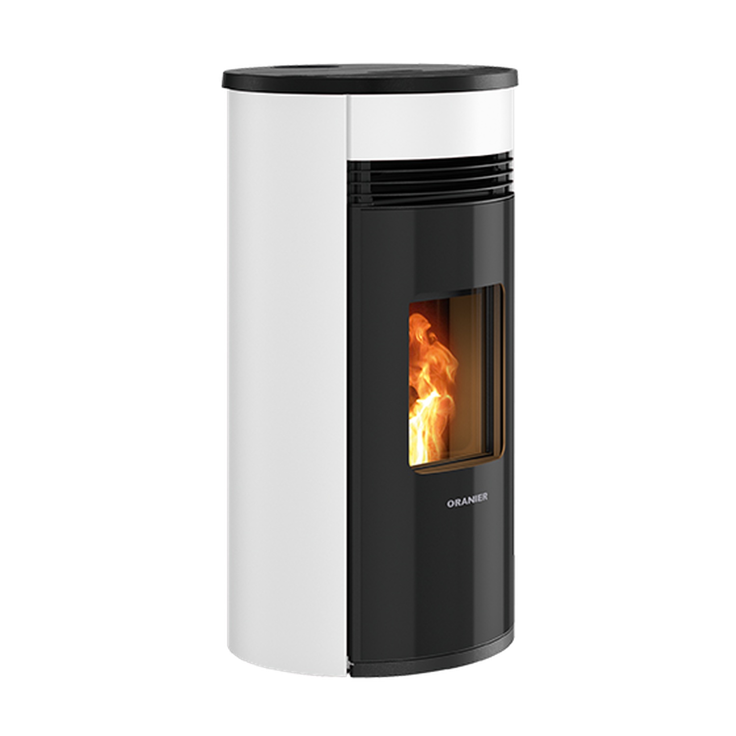 Oranier Sando 60 poêle à granulés blanc soie LAS
