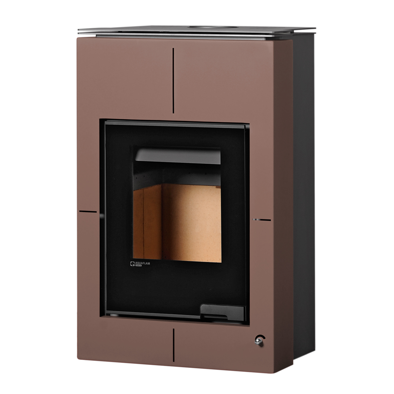 Aquaflam Vario Saporo Basic Poêle à bois hydro marron 11/7 kW