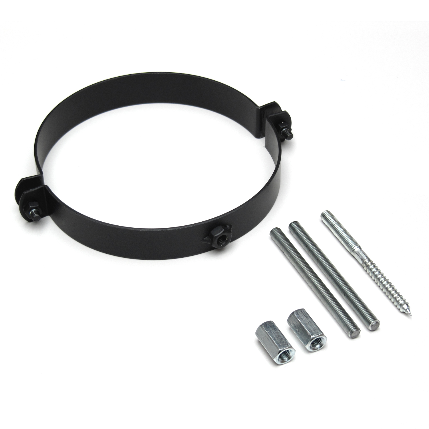 Raik Tuyau de Fumée / Tuyau de Poêle 150mm - Collier de Serrage Noir Raik Tuyau de Fumée / Tuyau de Poêle 150mm - Collier de Serrage Noir