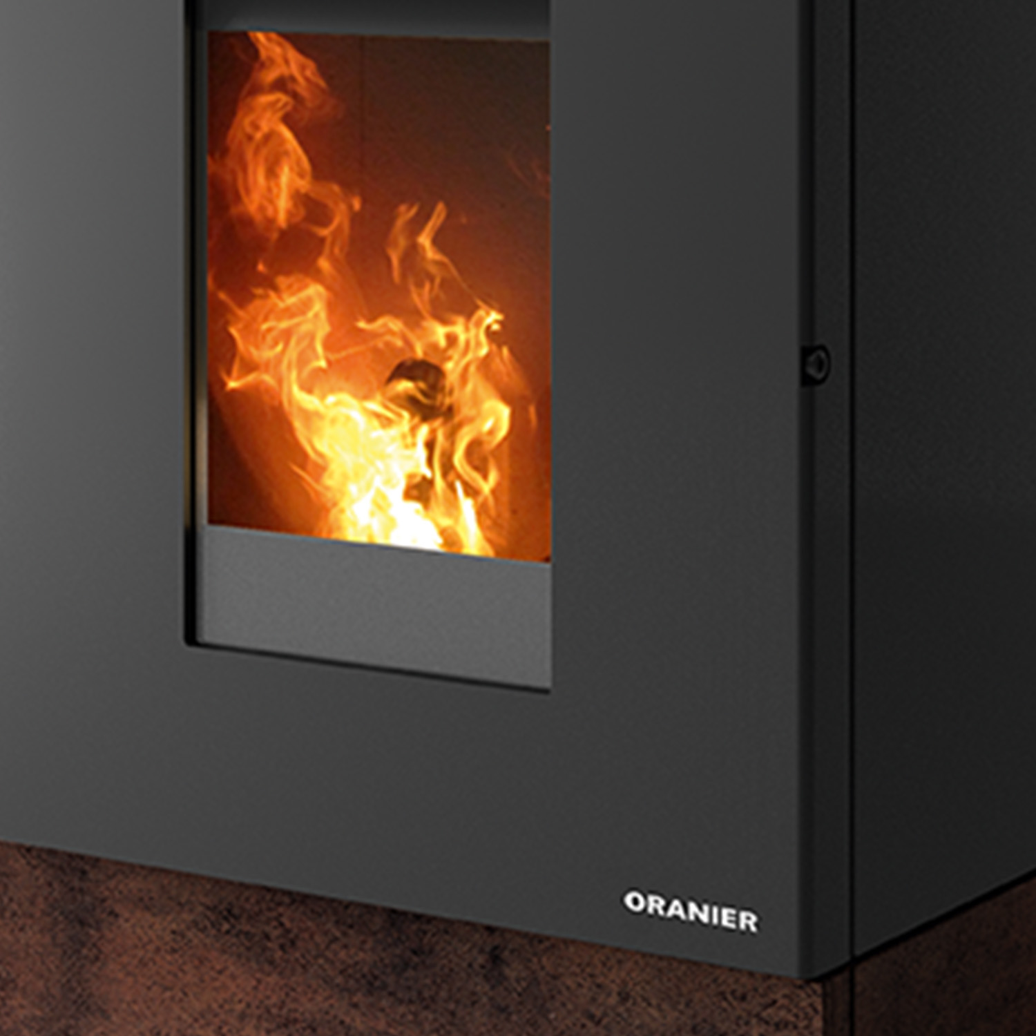 Oranier Boreas poêle à granulés Sintered Stone Korten LAS