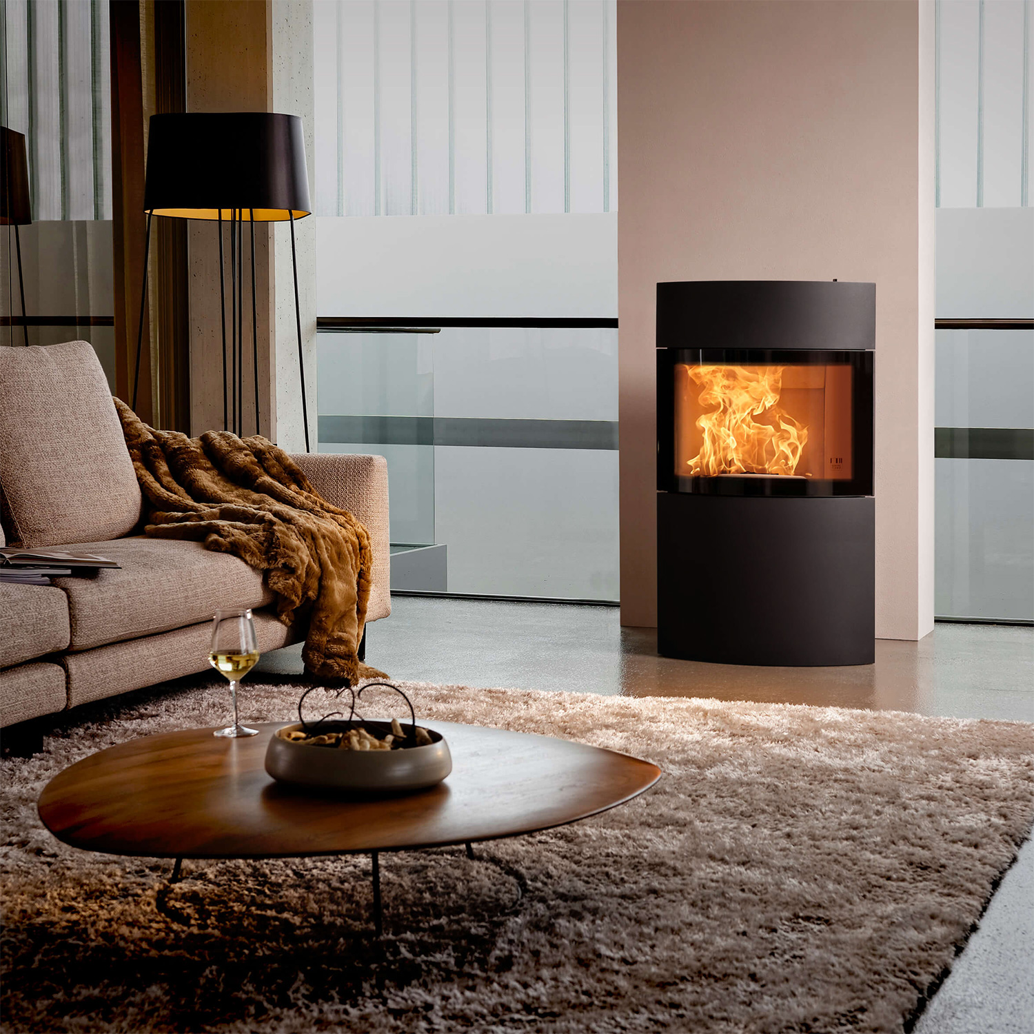 Austroflamm Fynn Xtra 2.0 Poêle à bois Acier Noir