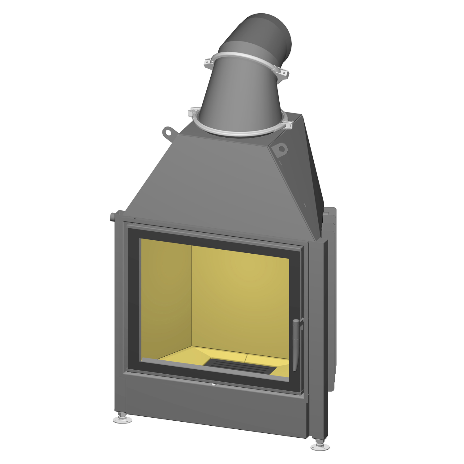 Spartherm Mini S-4S RLU insert de cheminée 51 cm à gauche
