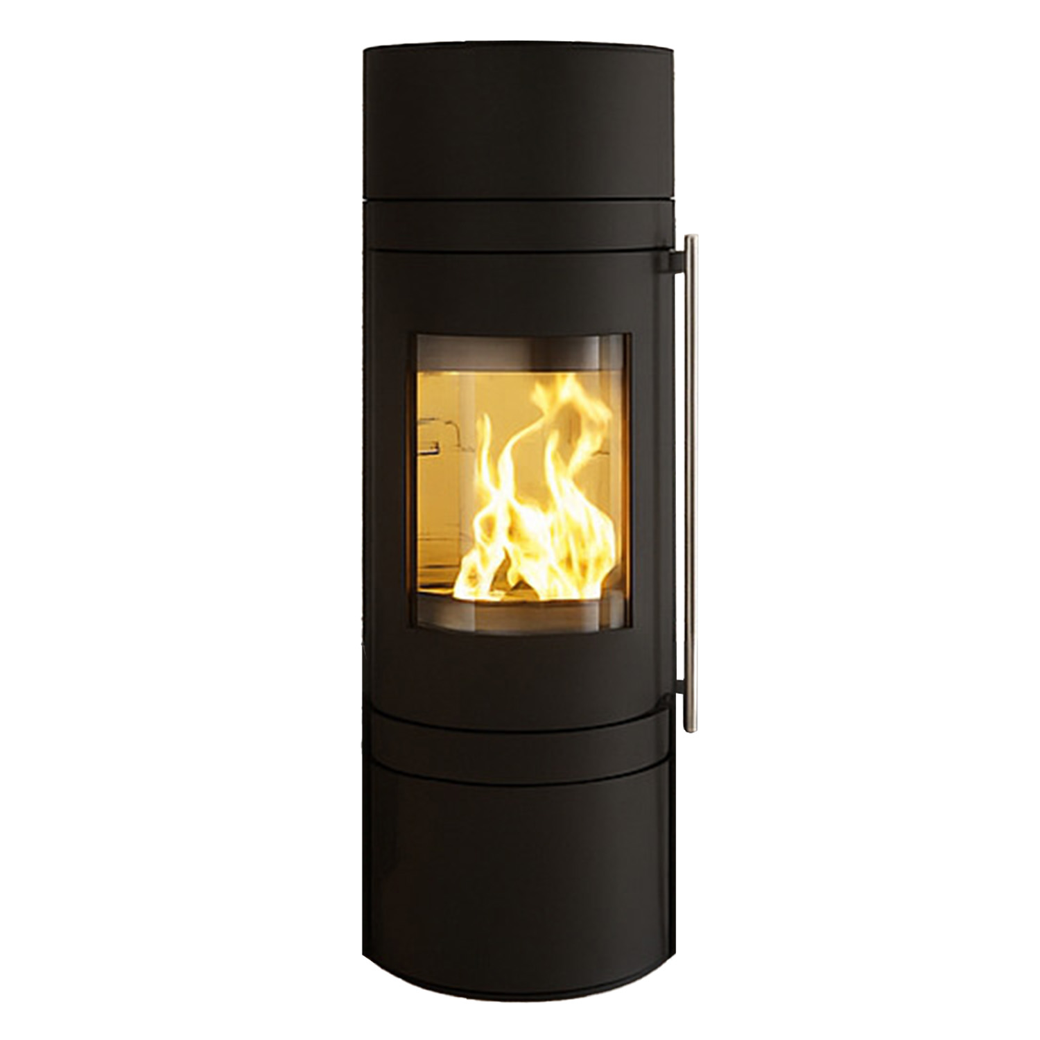 Haas+Sohn MENTON RLU poêle à bois sans socle en bois noir profond