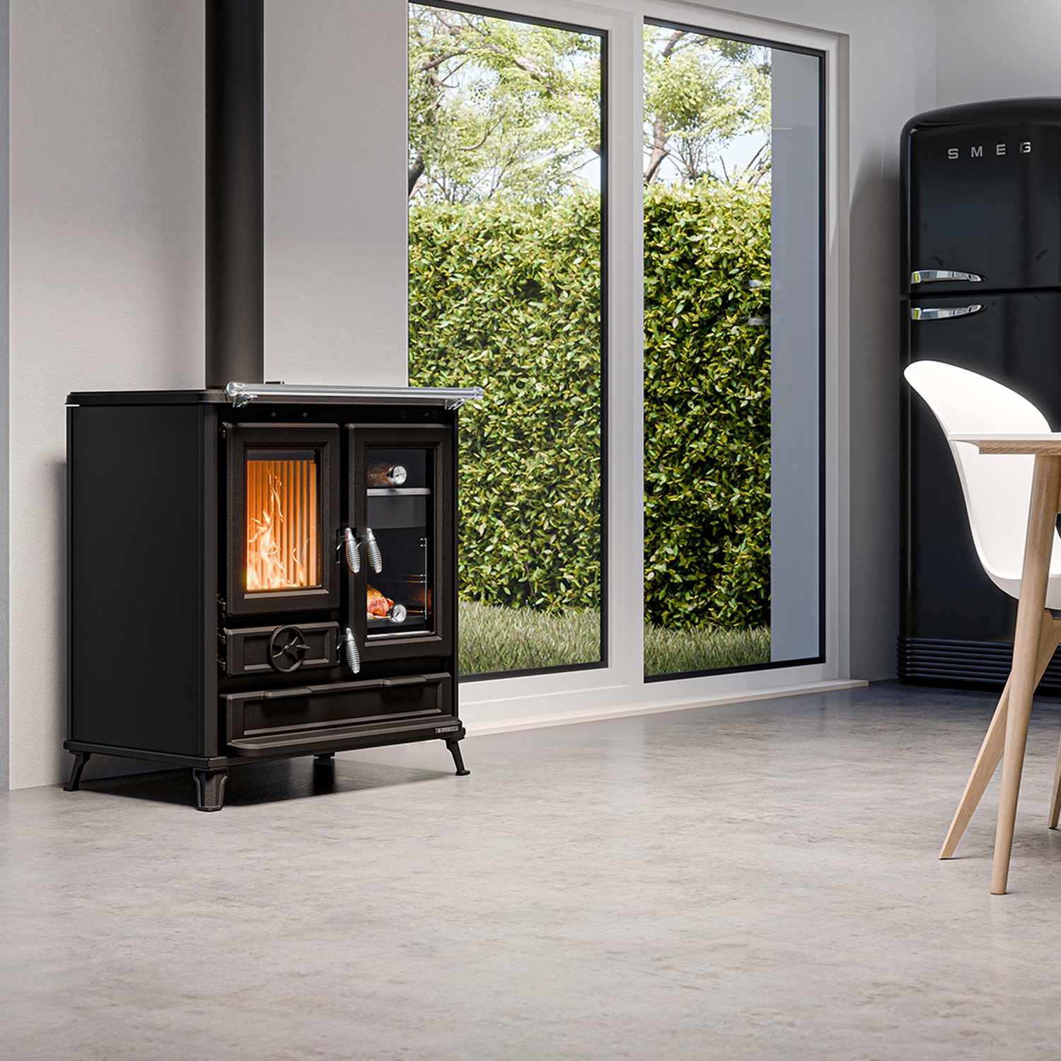 Thermorossi cuisinière à bois Klarissa Evo6