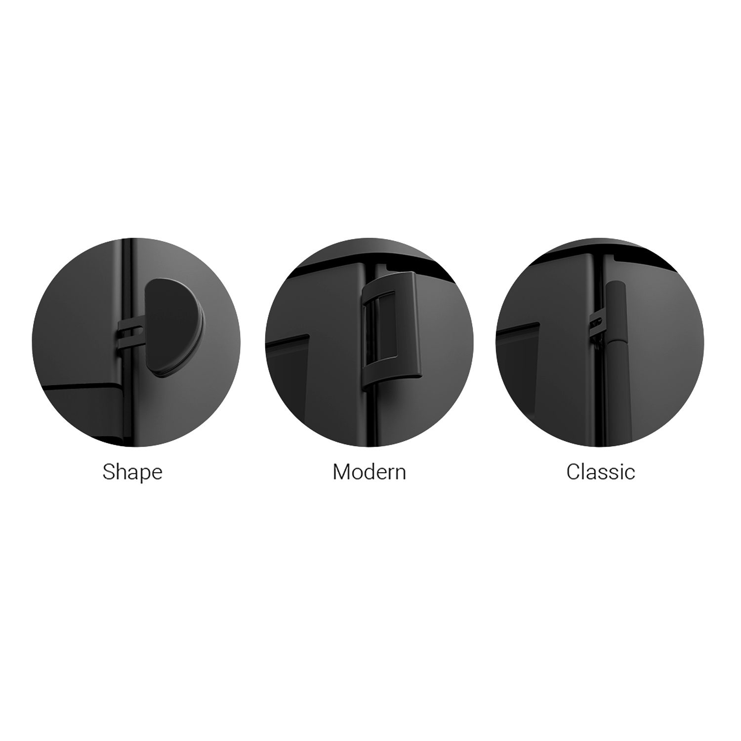 Poêle à bois Lotus Prestige Magic 40 Noir, sortie de fumée par le haut