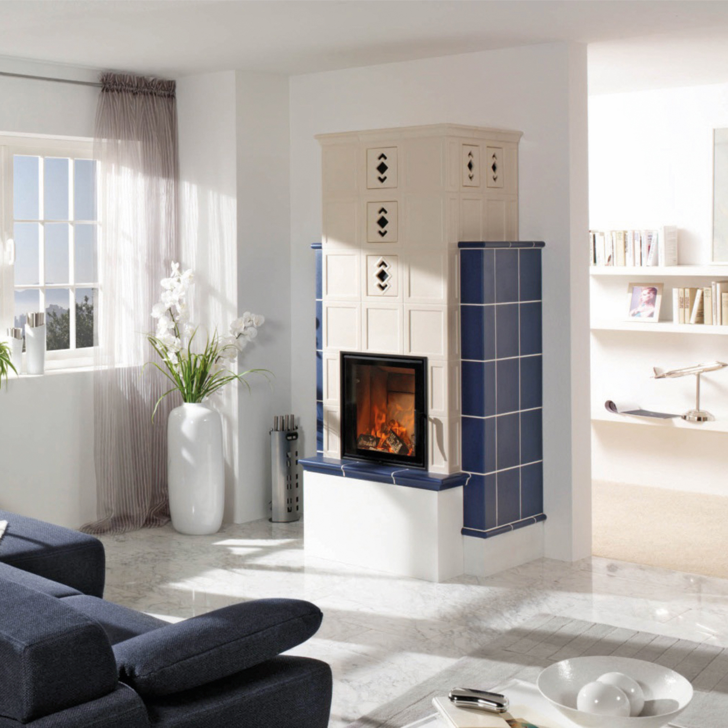 Spartherm Mini Z1-4S RLU insert de cheminée 7 kW 51 cm à gauche