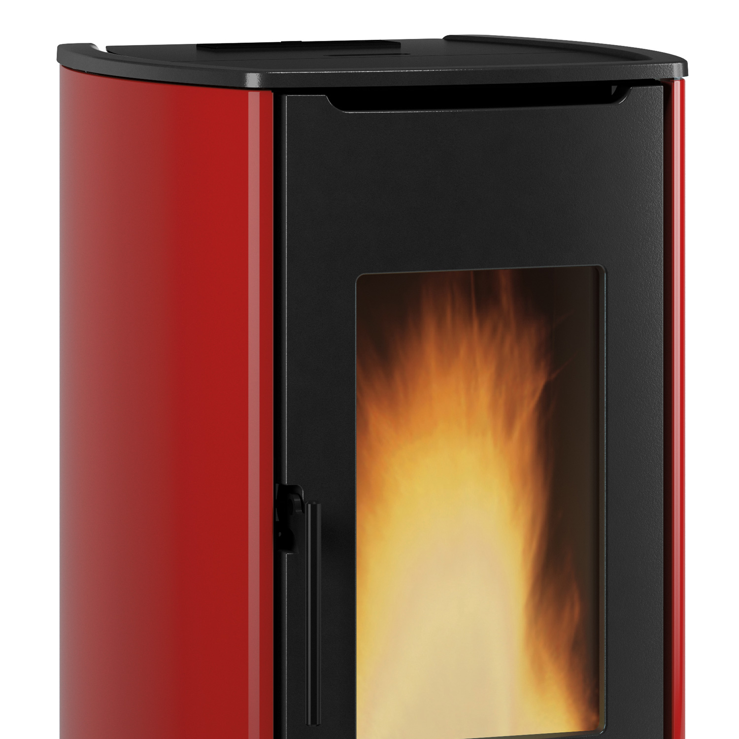 Extraflame Marina Idro H11 poêle à granulés bouilleur acier bordeaux