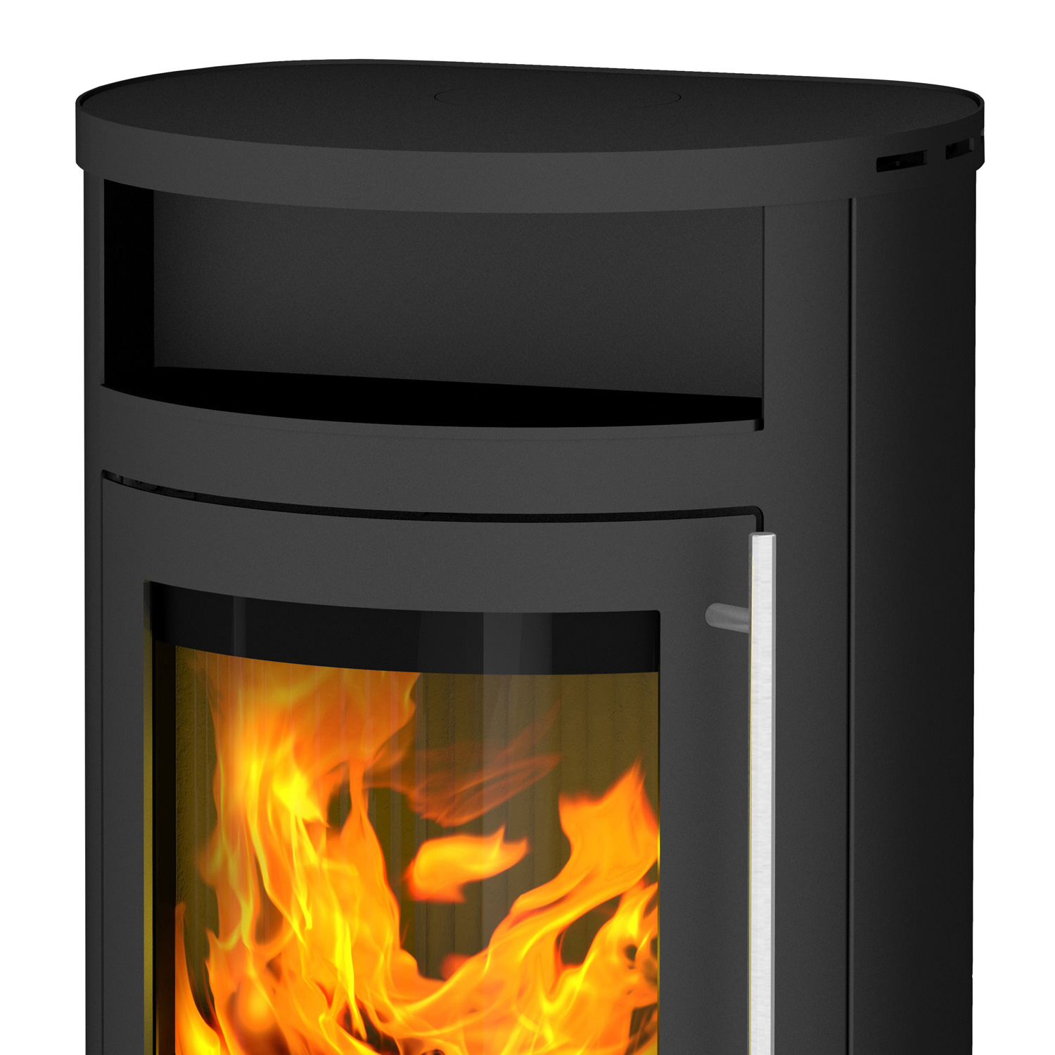 Olsberg Salado Compact Poêle à bois Acier Noir