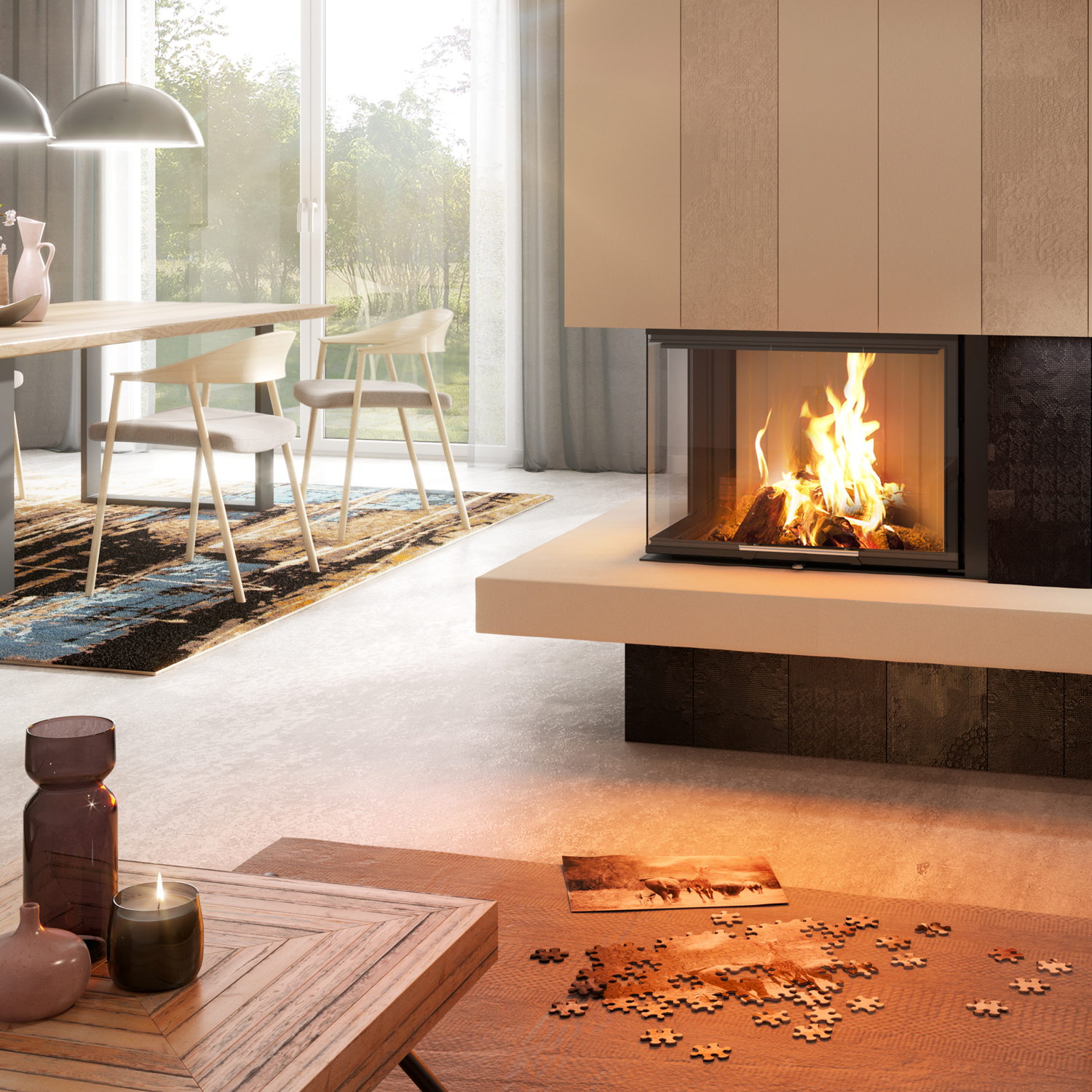 Spartherm Varia 2L-68h-4S insert de cheminée RRA Ø 200 mm