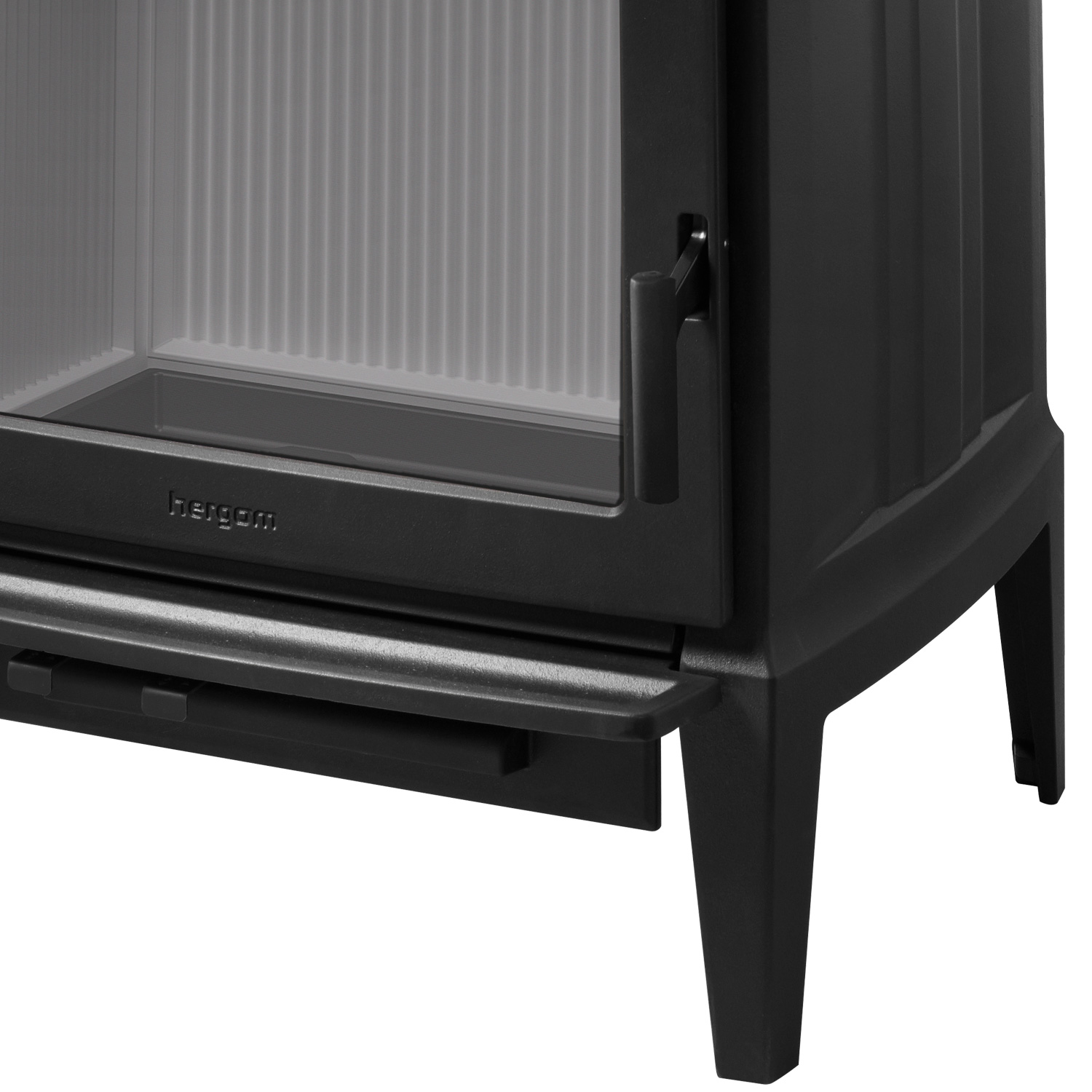 Poêle à bois Hergom E30 L en fonte noire