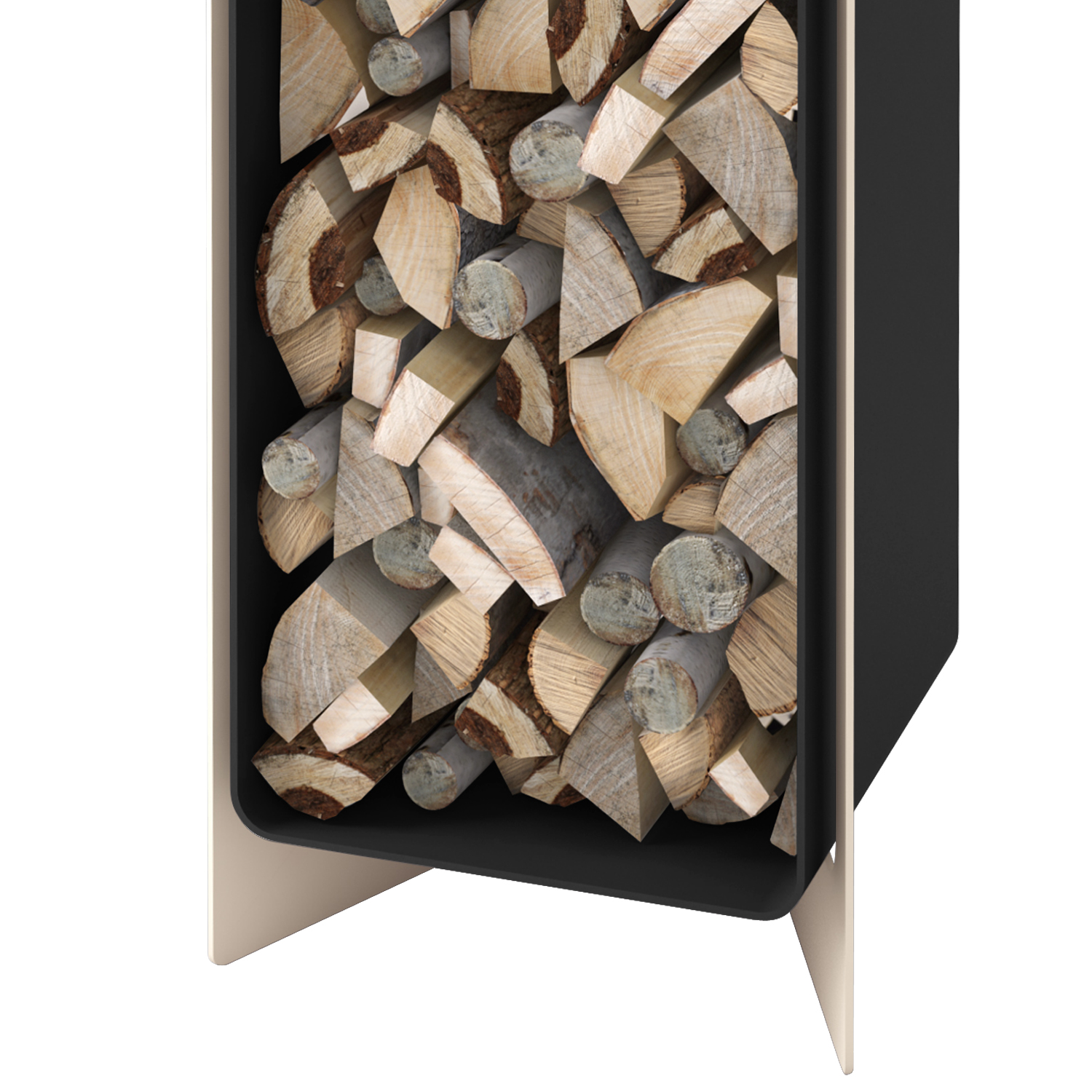 HS Flamingo Deluxe 4 Étagère en Bois Crème