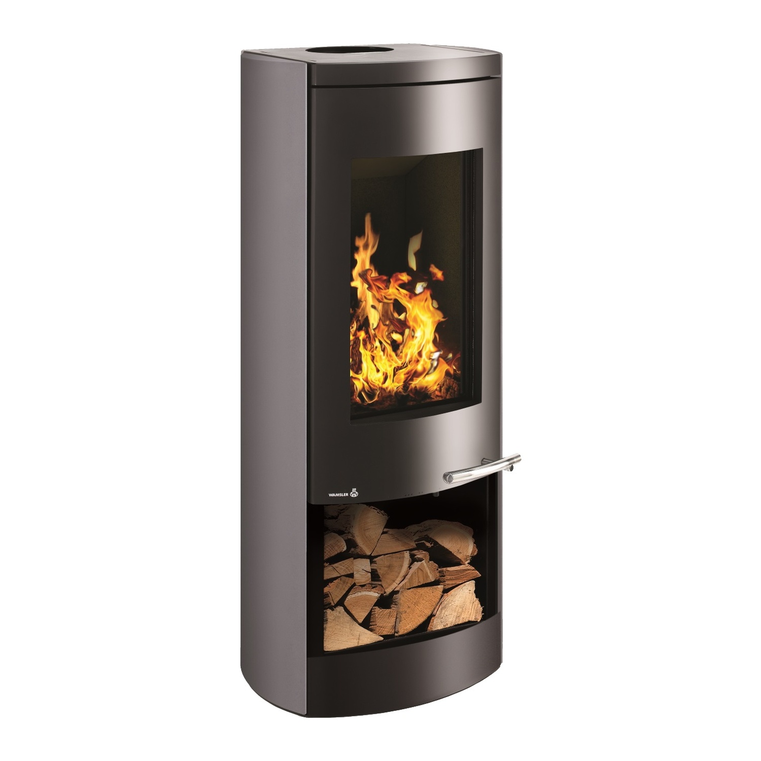 Wamsler poêle à bois « Motho » acier noir/gris