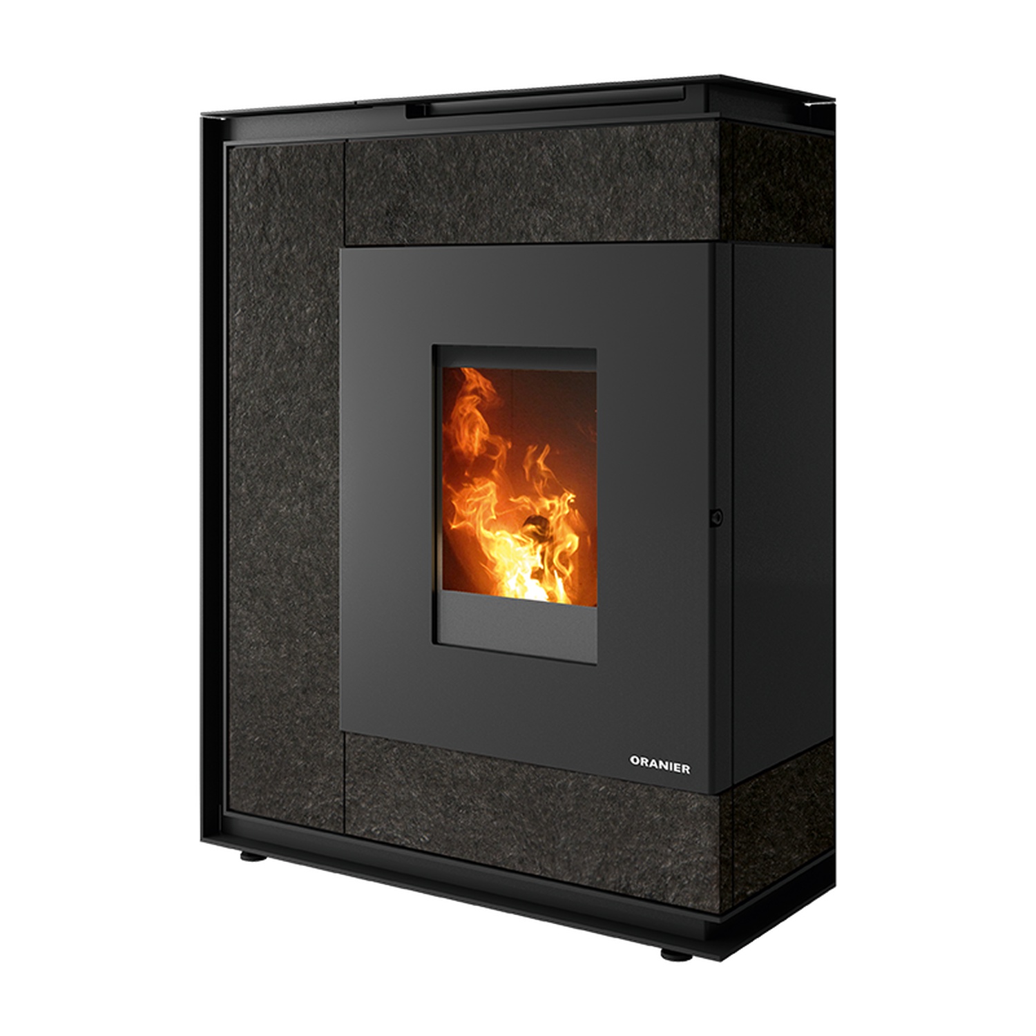 Oranier Boreas poêle à granulés Sintered Stone Schiefer LAS
