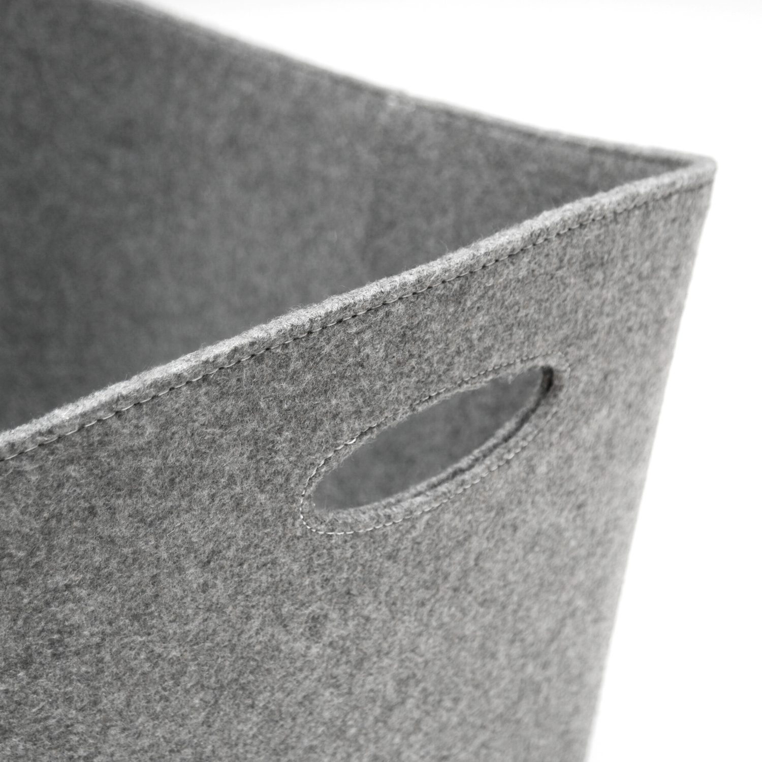 Raik Panier en Feutre Gris, XL