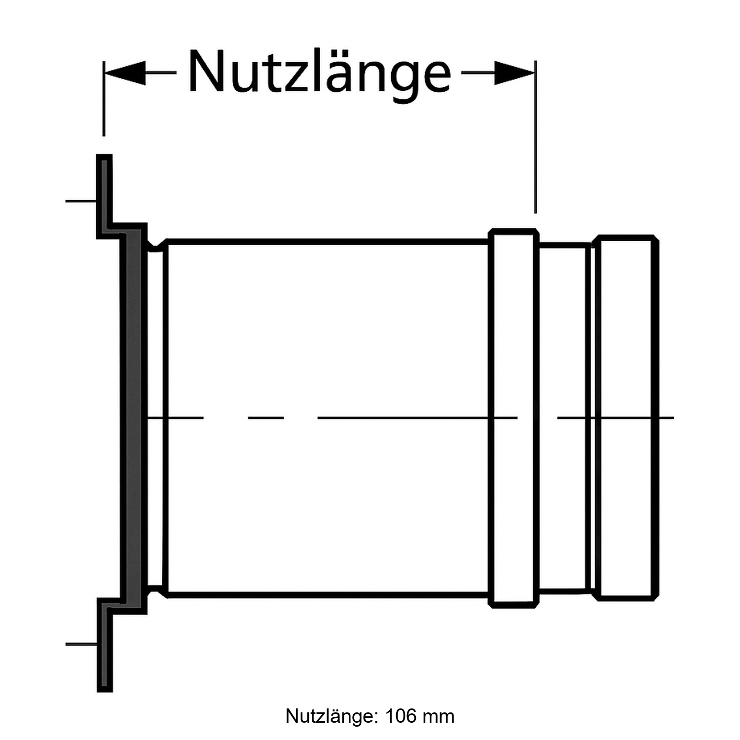 Schiedel PRIMA PLUS raccord Ø113 mm pour T pièce simple paroi mat