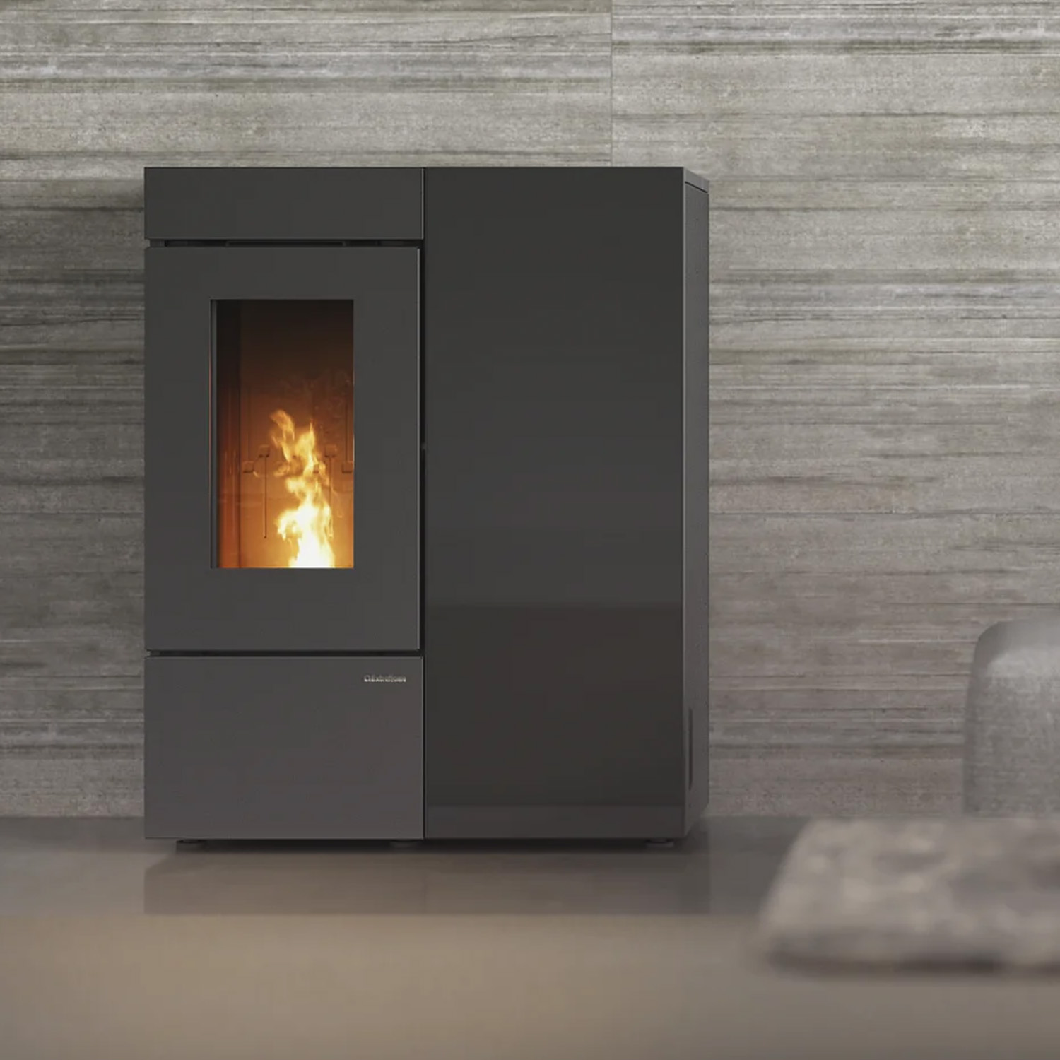 Extraflame ANNALISA PLUS CRYSTAL - noir poêle à granulés EVOLUTION LINE