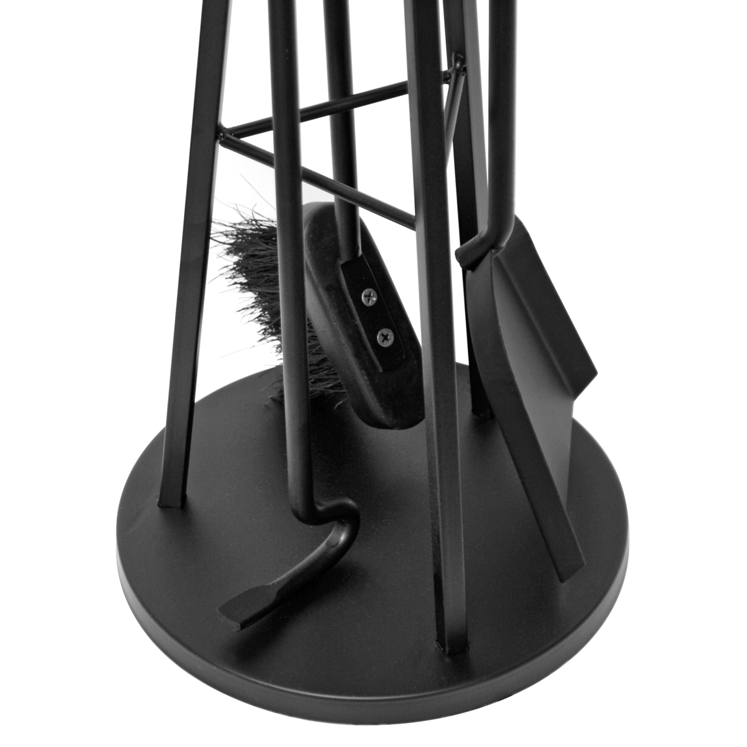 Raik Ensemble d'outils de cheminée Gottfried, 3 pièces, acier, noir, 70 cm