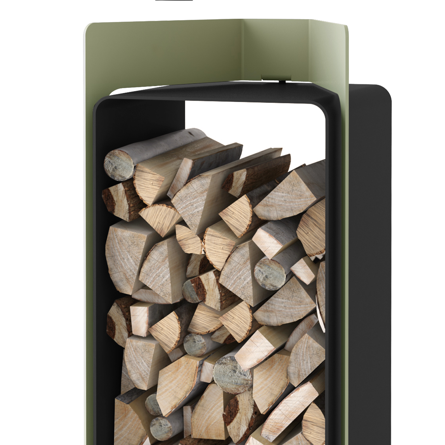 HS Flamingo Deluxe 4 Étagère en bois Olive