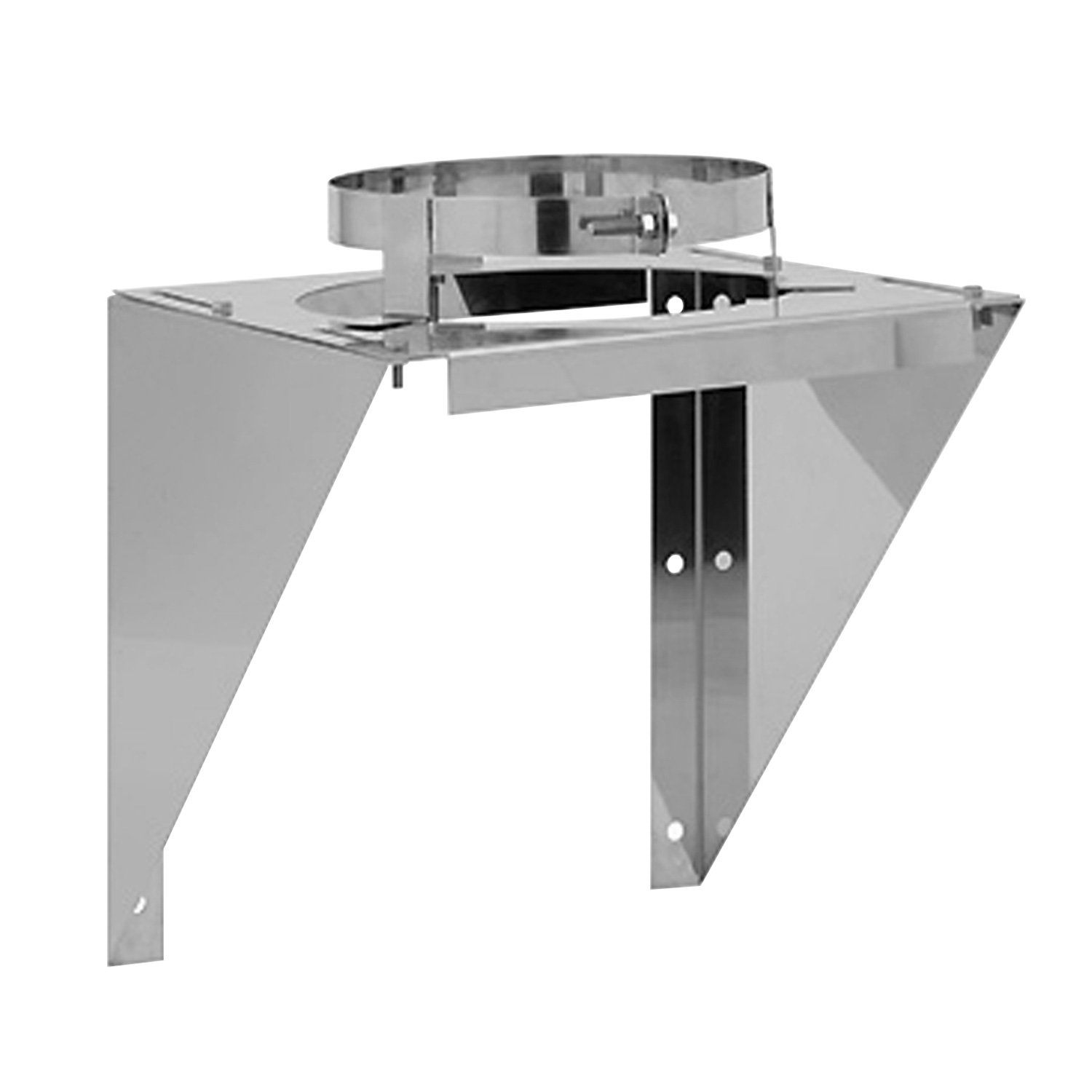 Opsinox support mural pour cheminée en acier inoxydable de 150 mm pour installation intermédiaire MS