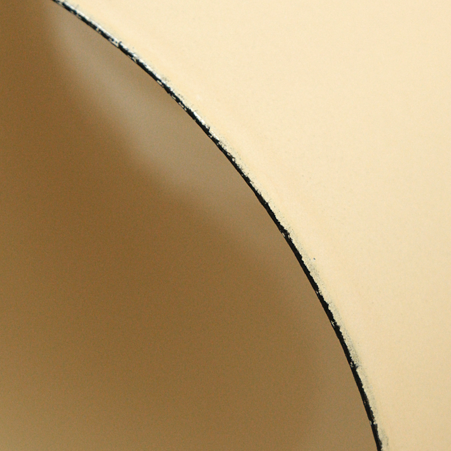 Coude de conduit de fumée / Coude de tuyau de poêle émaillé 120 mm - Coude lisse 45° Ivoire
