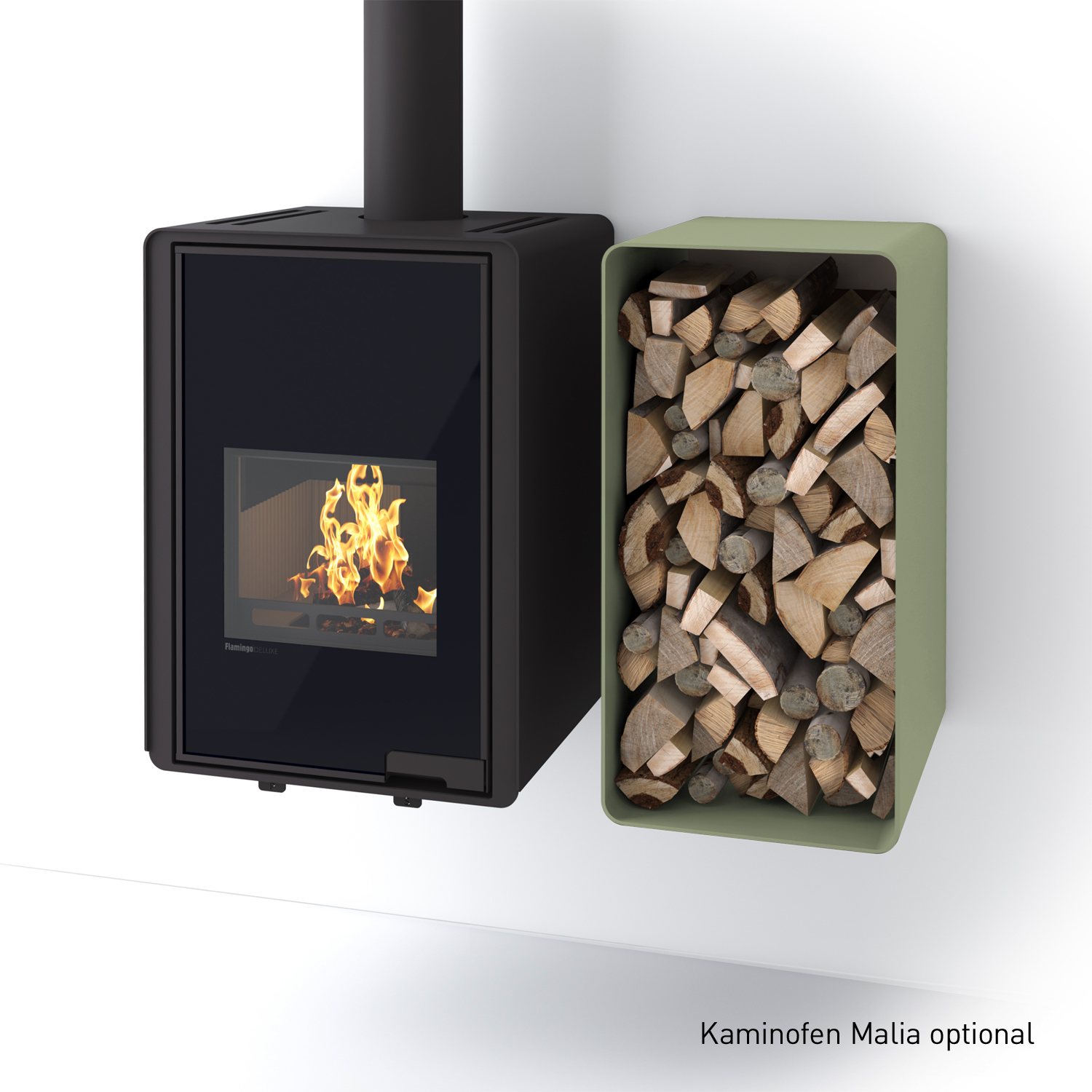 HS Flamingo Deluxe 1 Étagère en bois Olive