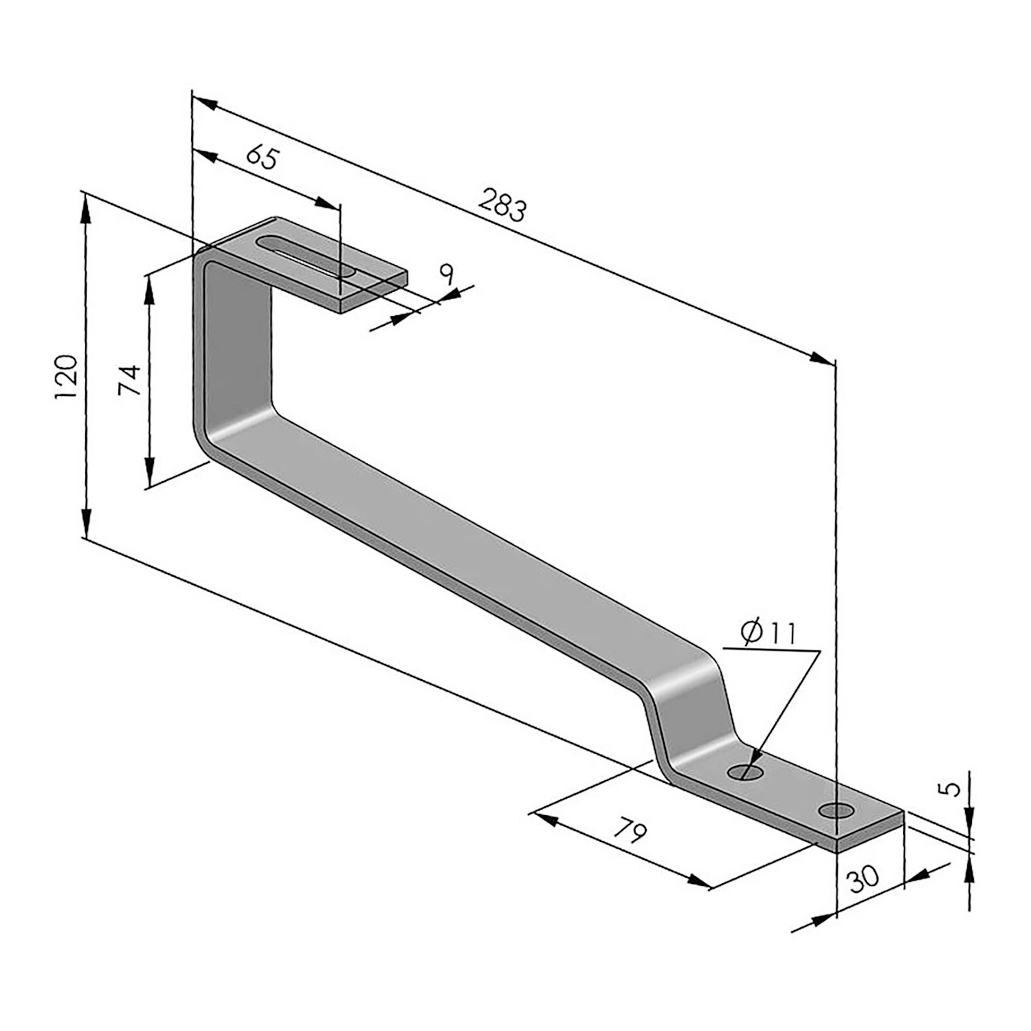 Crochet pour tuiles en queue de castor Sunex