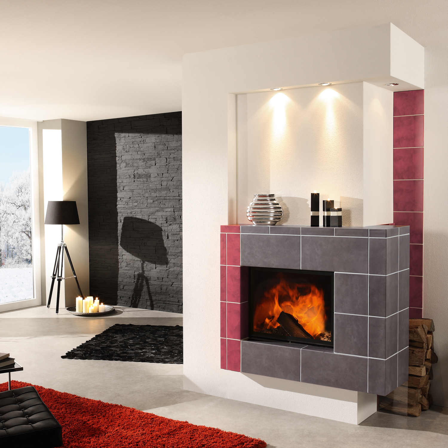 Spartherm Varia 1V-4S RLU insert de cheminée 51 cm à gauche
