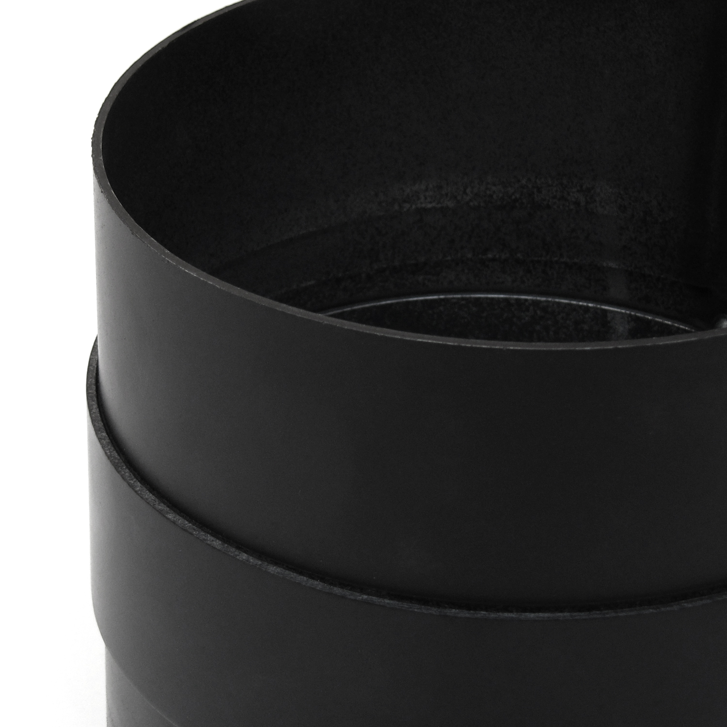 Adaptateur pour conduit de fumée / tuyau de poêle 250 mm - noir