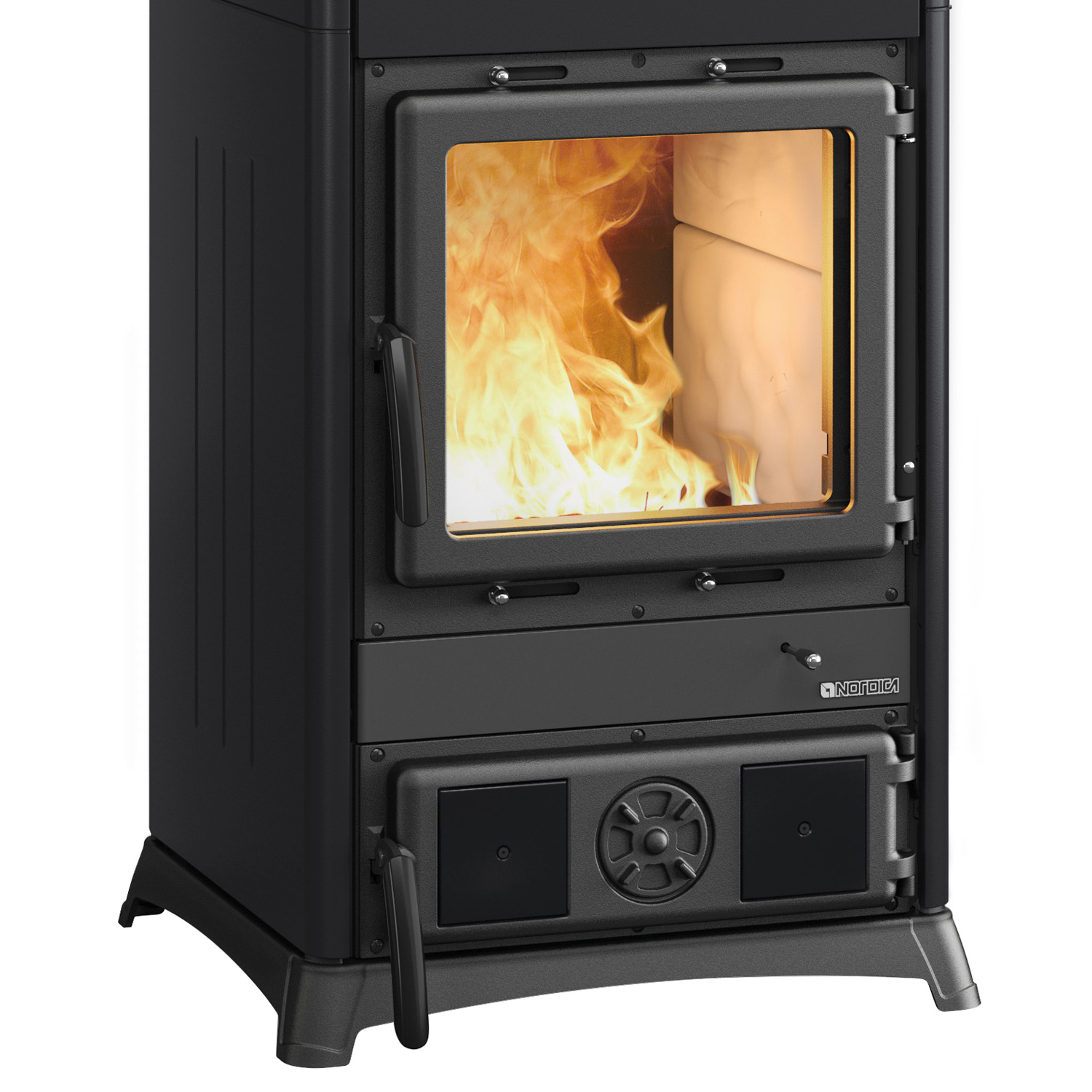 La Nordica Prestige Line Nova Forno Poêle à bois Acier Noir-Anthracite