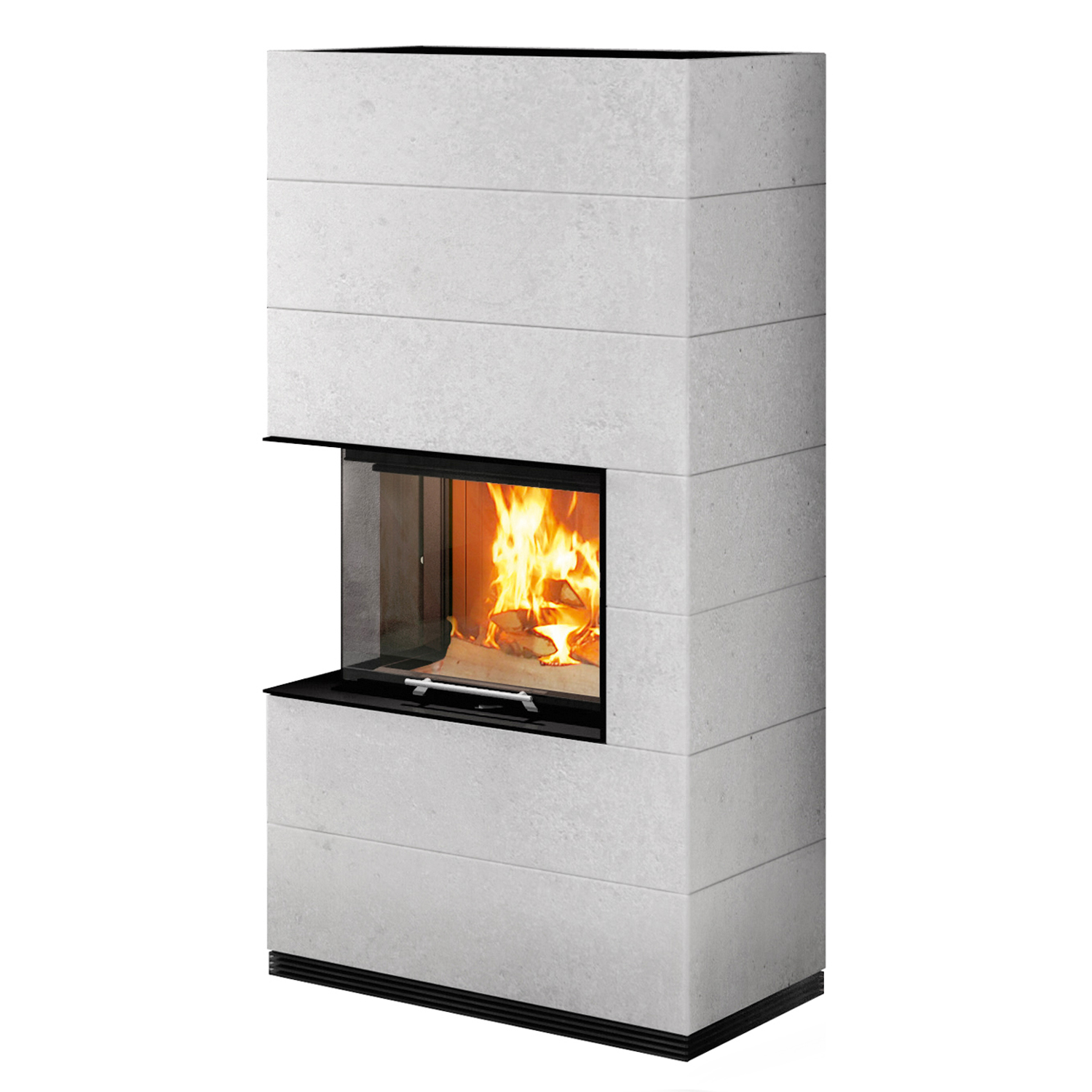 Spartherm Kit de construction de cheminée SIM 2/3 Varia 2L-55h Béton fin