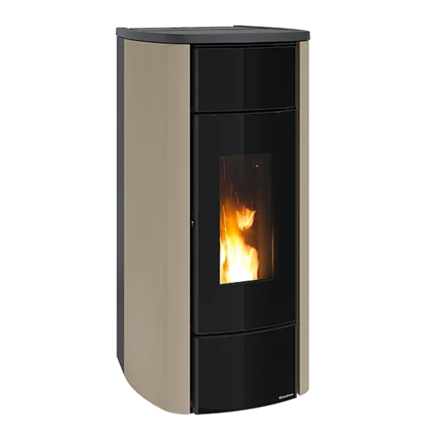 Extraflame Miriana Idro H23 Poêle à pellets taupe mat – hydraulique 25,8 kW