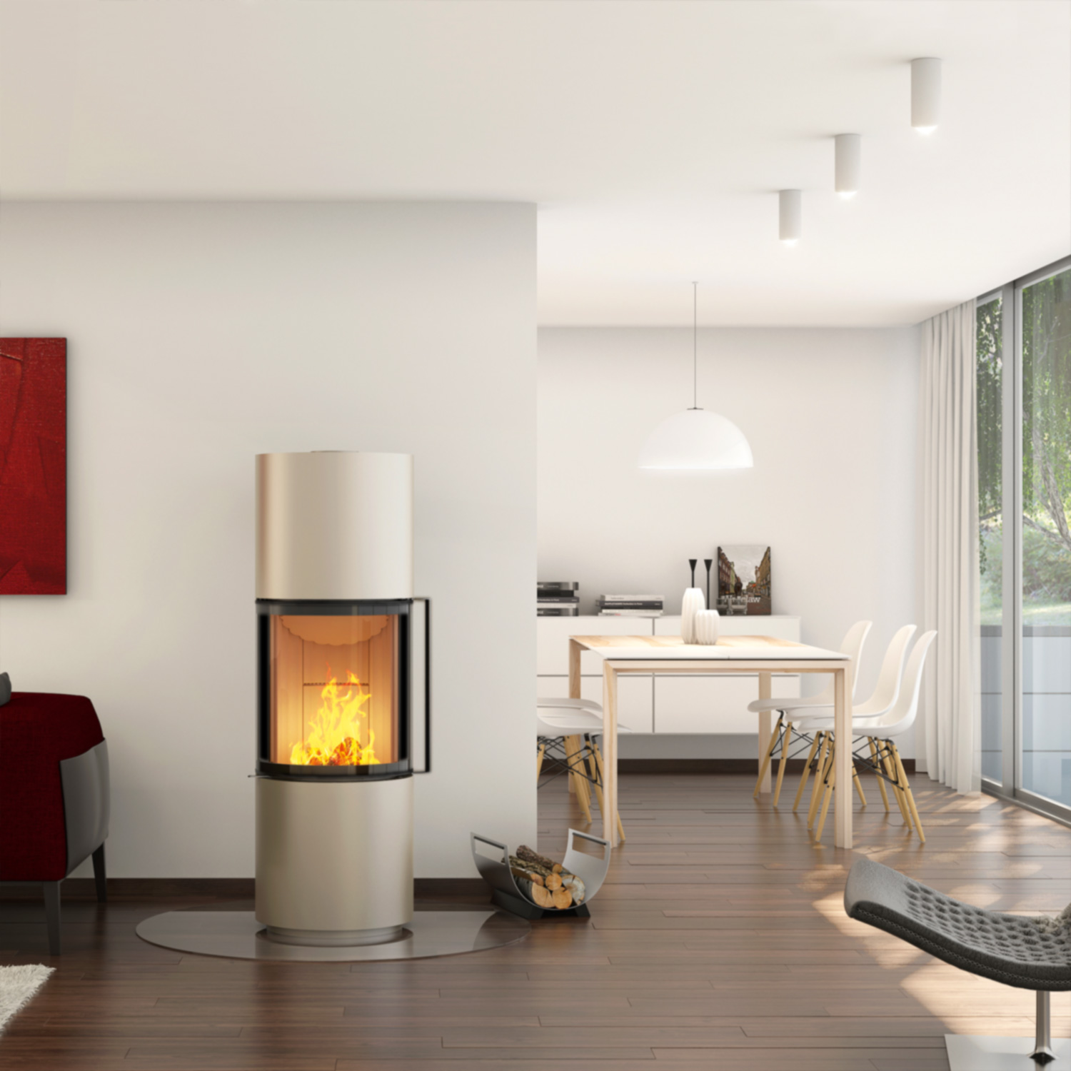 Spartherm Passo S RLU Poêle à bois Perle