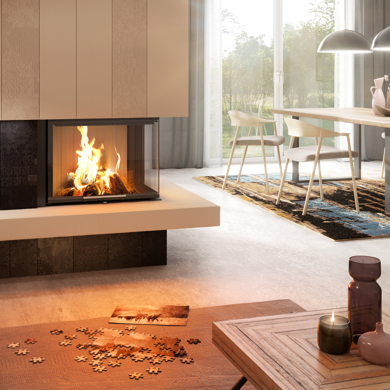 Spartherm Varia 2R-68h-4S insert de cheminée RRA Ø 200 mm