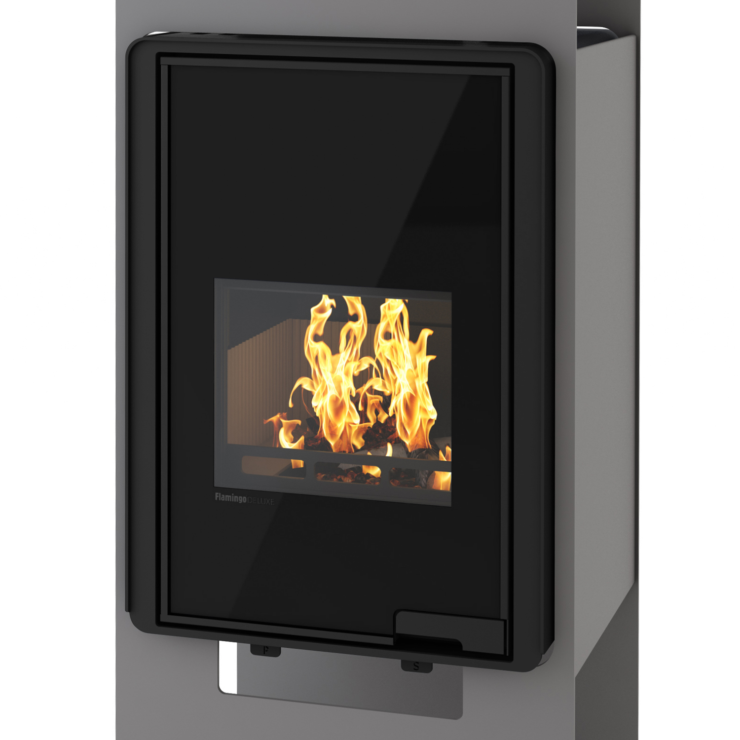 Poêle à bois HS Flamingo Deluxe Singa Gris