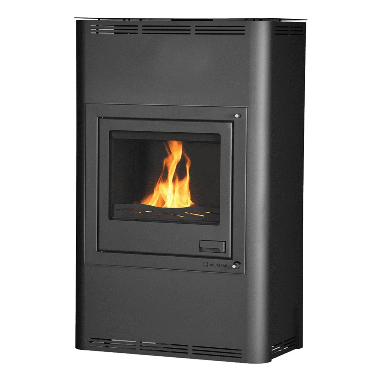 Aquaflam 25 Manuel Poêle à bois avec échangeur d'eau Noir